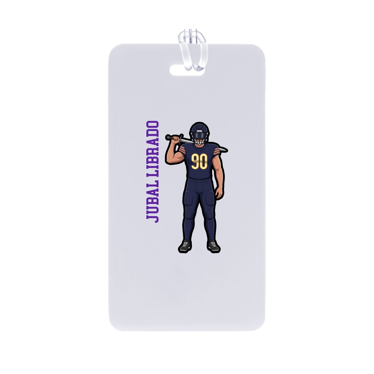 Bag Tag — Name Vertical in Classic