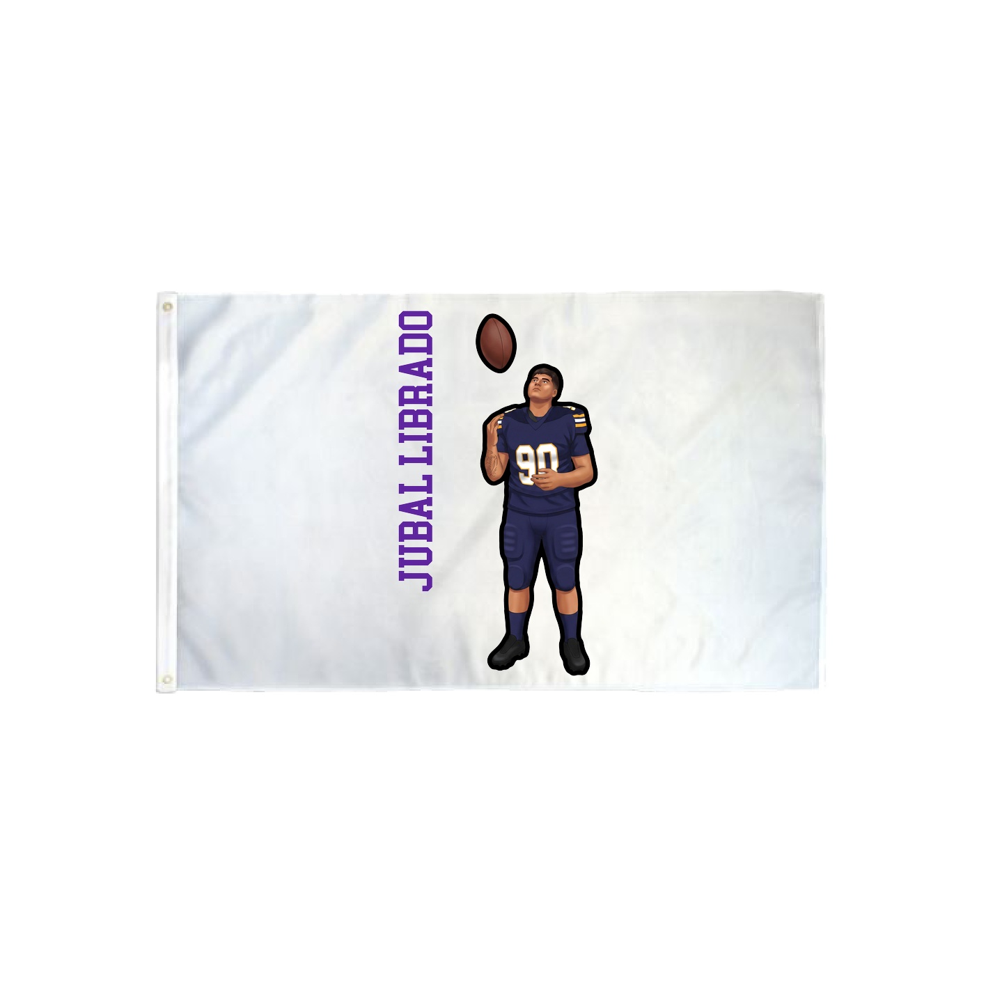 3x5 Flag — Name Vertical in Classic
