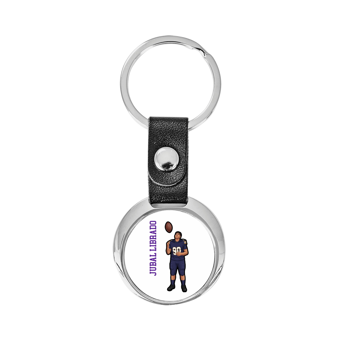 Key Chain — Name Vertical in Classic