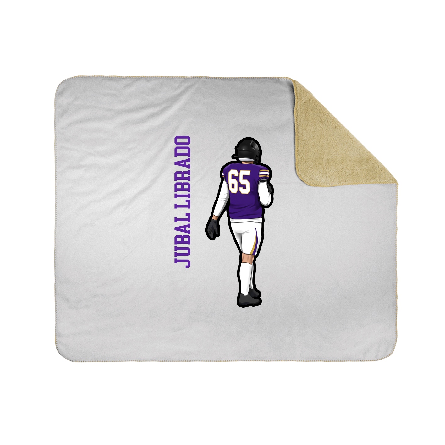 50x60 Sherpa Lined Throw Blanket