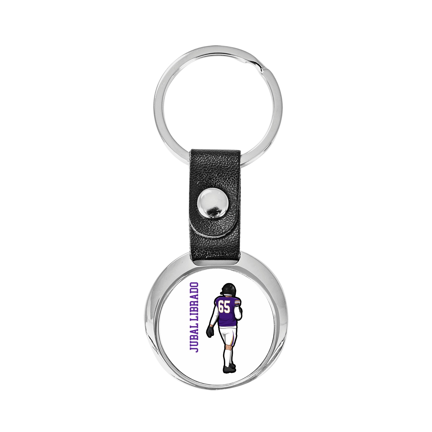 Key Chain — Name Vertical in Classic
