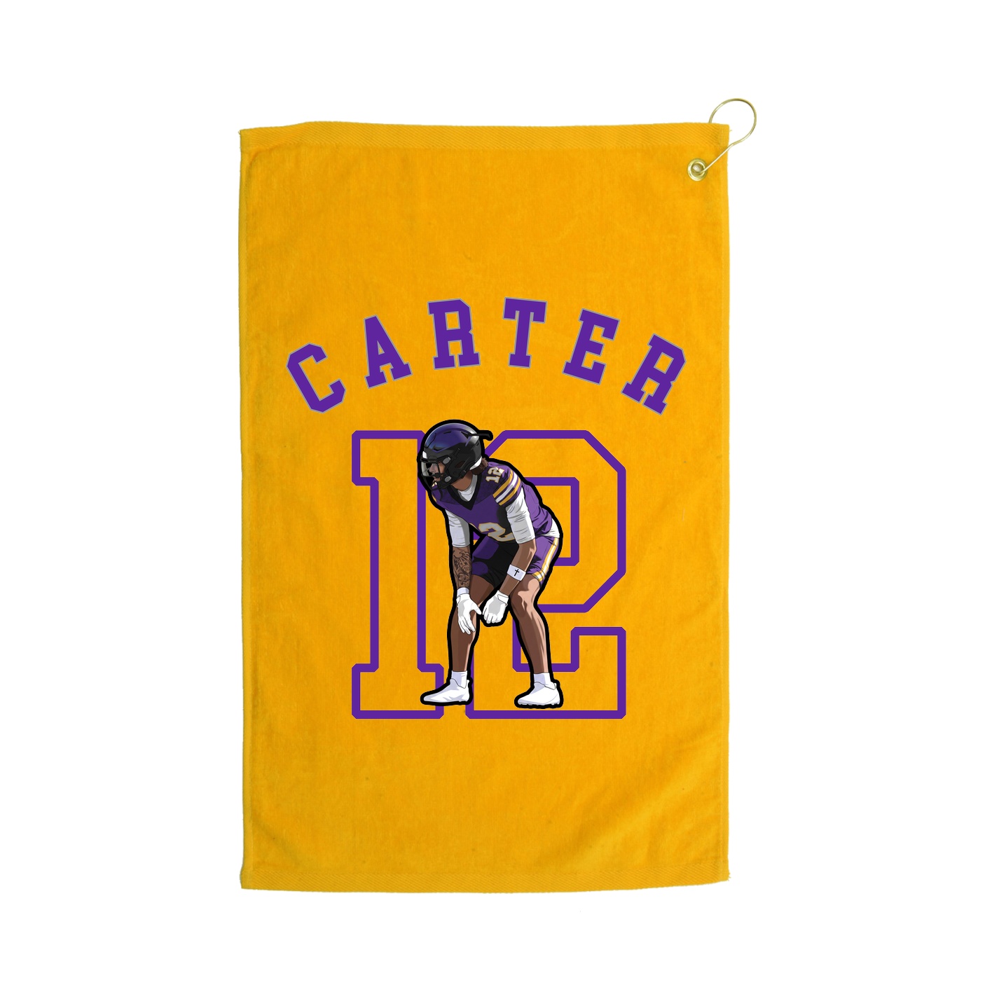 Golf Towel — Shirsey Arch in Gold