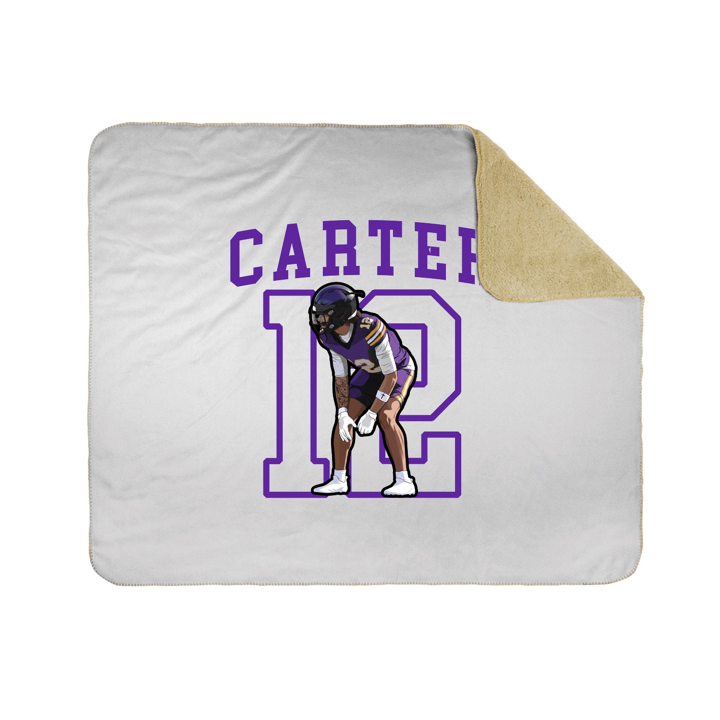 Throw Blanket — Shirsey in White