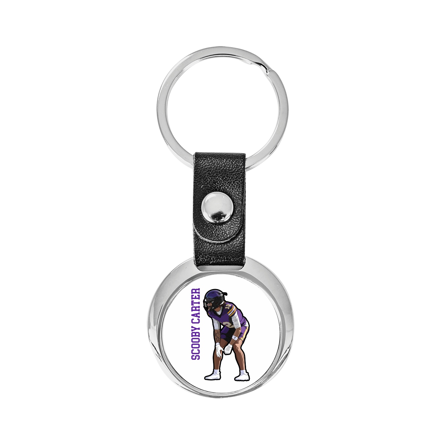 Key Chain — Name Vertical in Classic