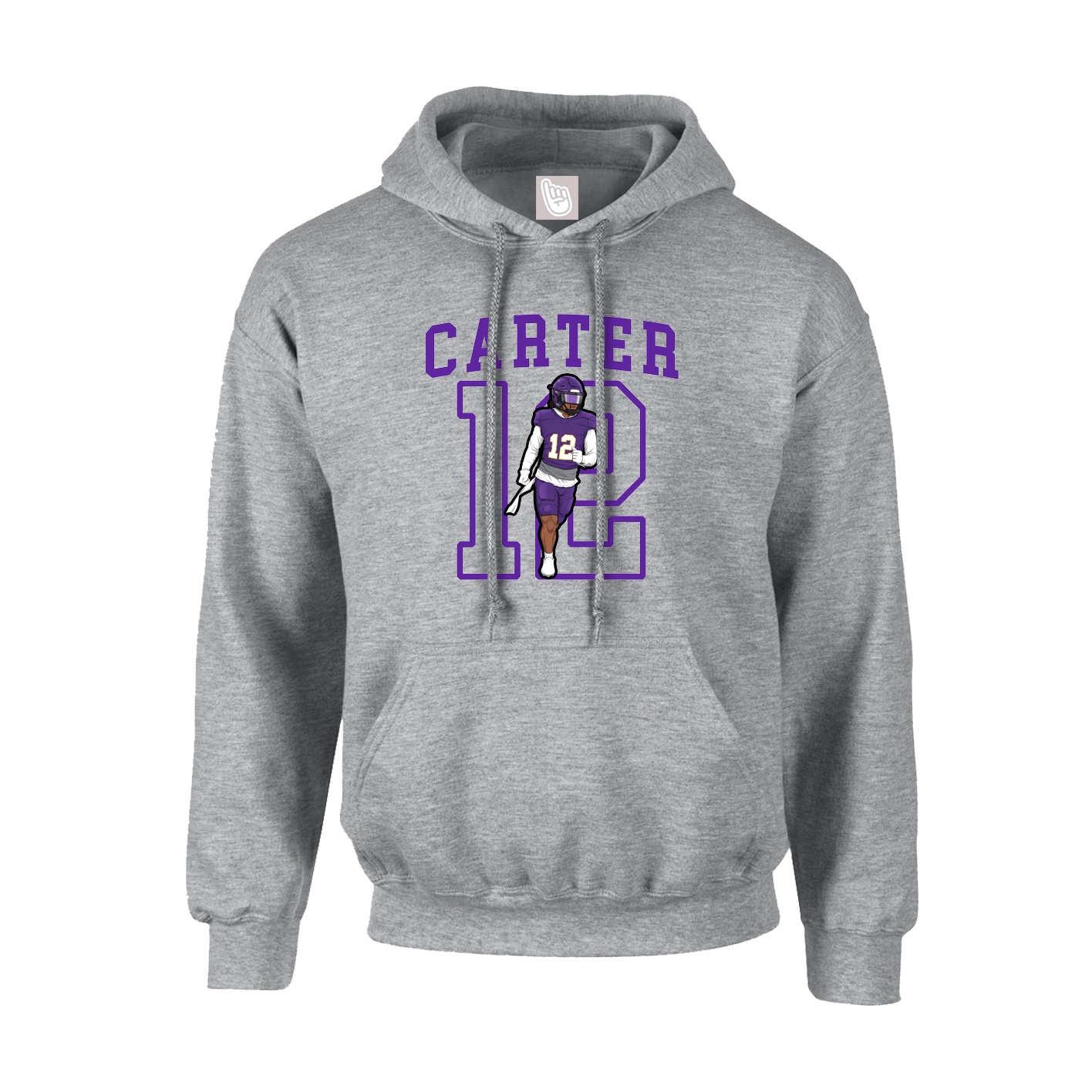 Hoodie — Shirsey in Grey