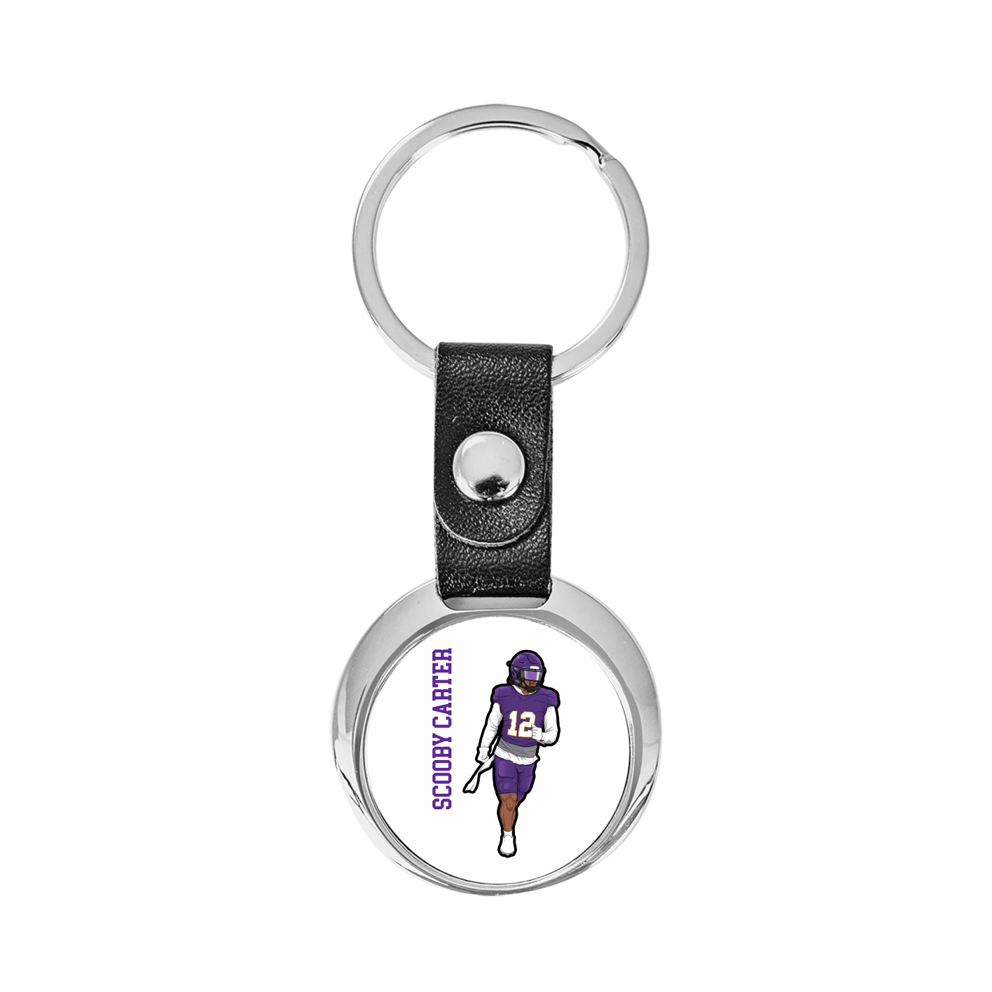 Key Chain — Name Vertical in Classic
