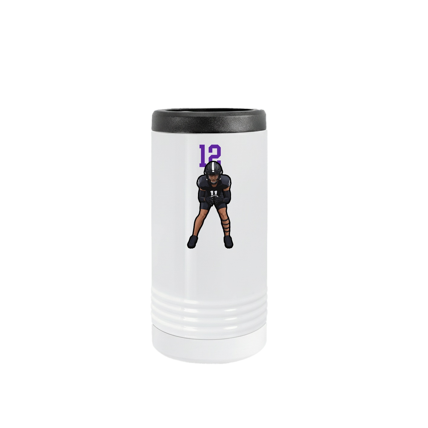 Slim Beverage Holder — Number Top in White