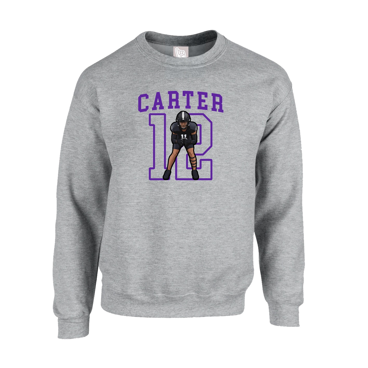 Fleece Crew — Shirsey in Grey