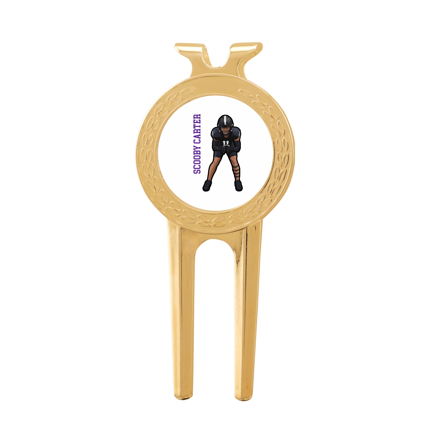Divot Tool with Ball Marker — Name Vertical in Classic