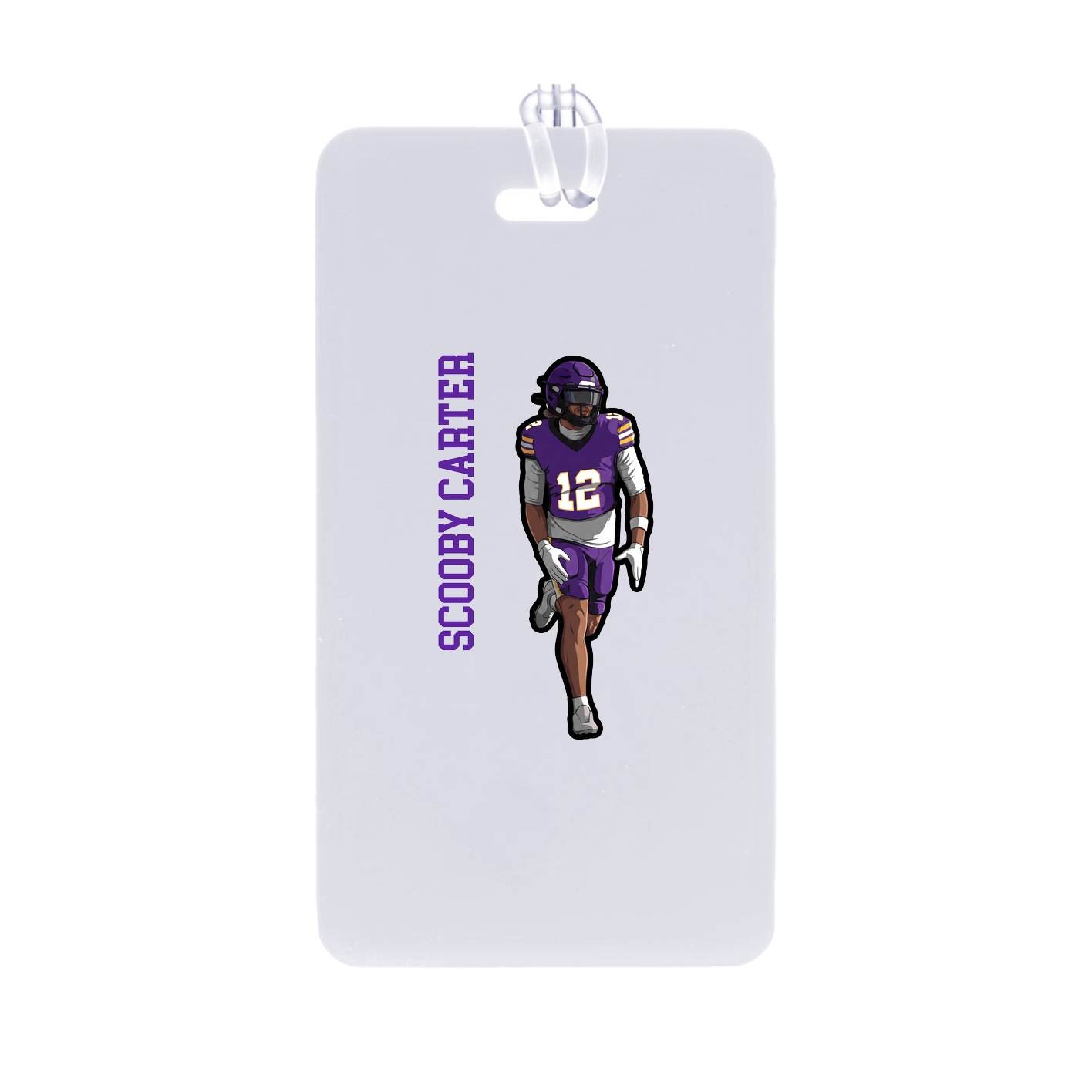 Bag Tag — Name Vertical in Classic
