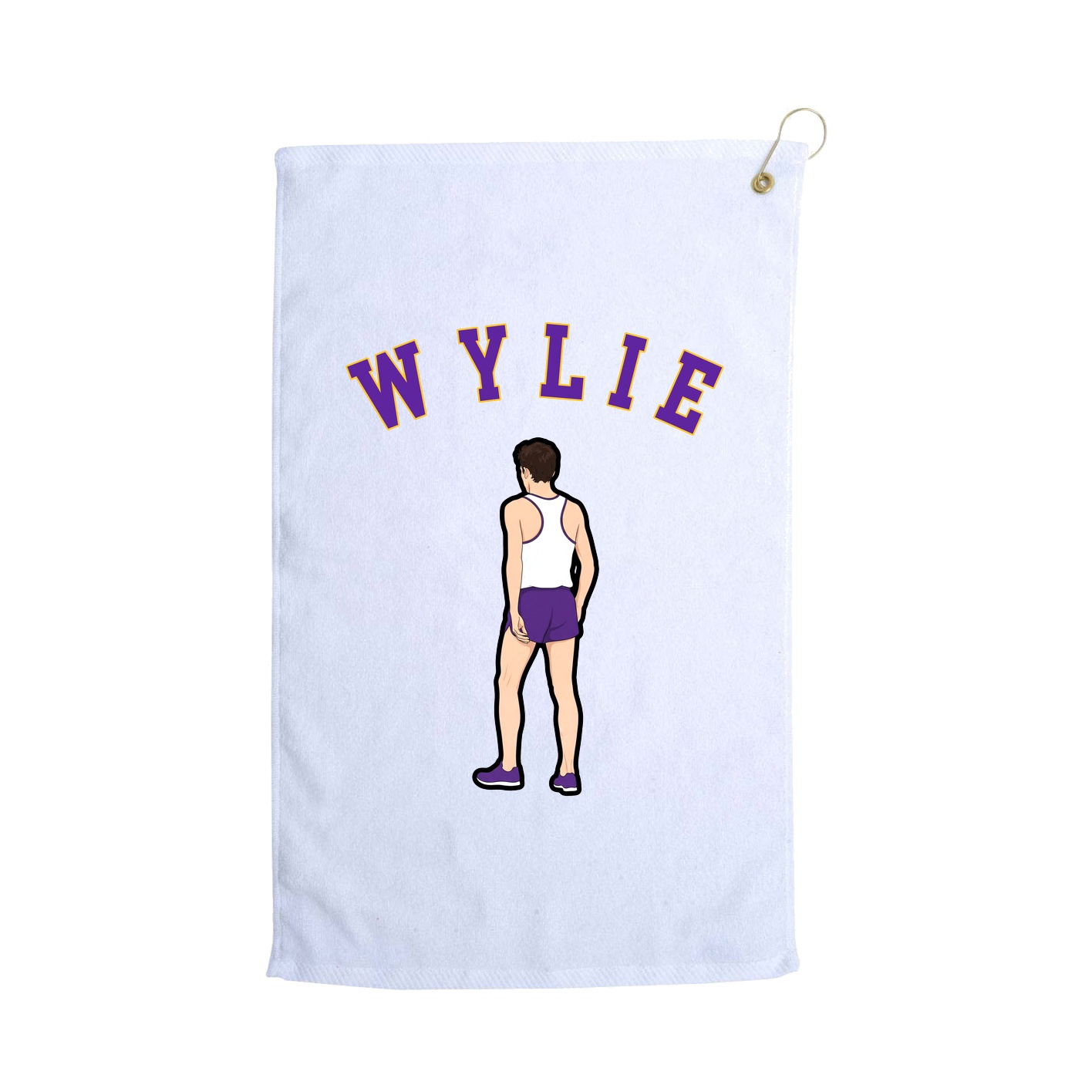 Golf Towel — Shirsey Arch in White