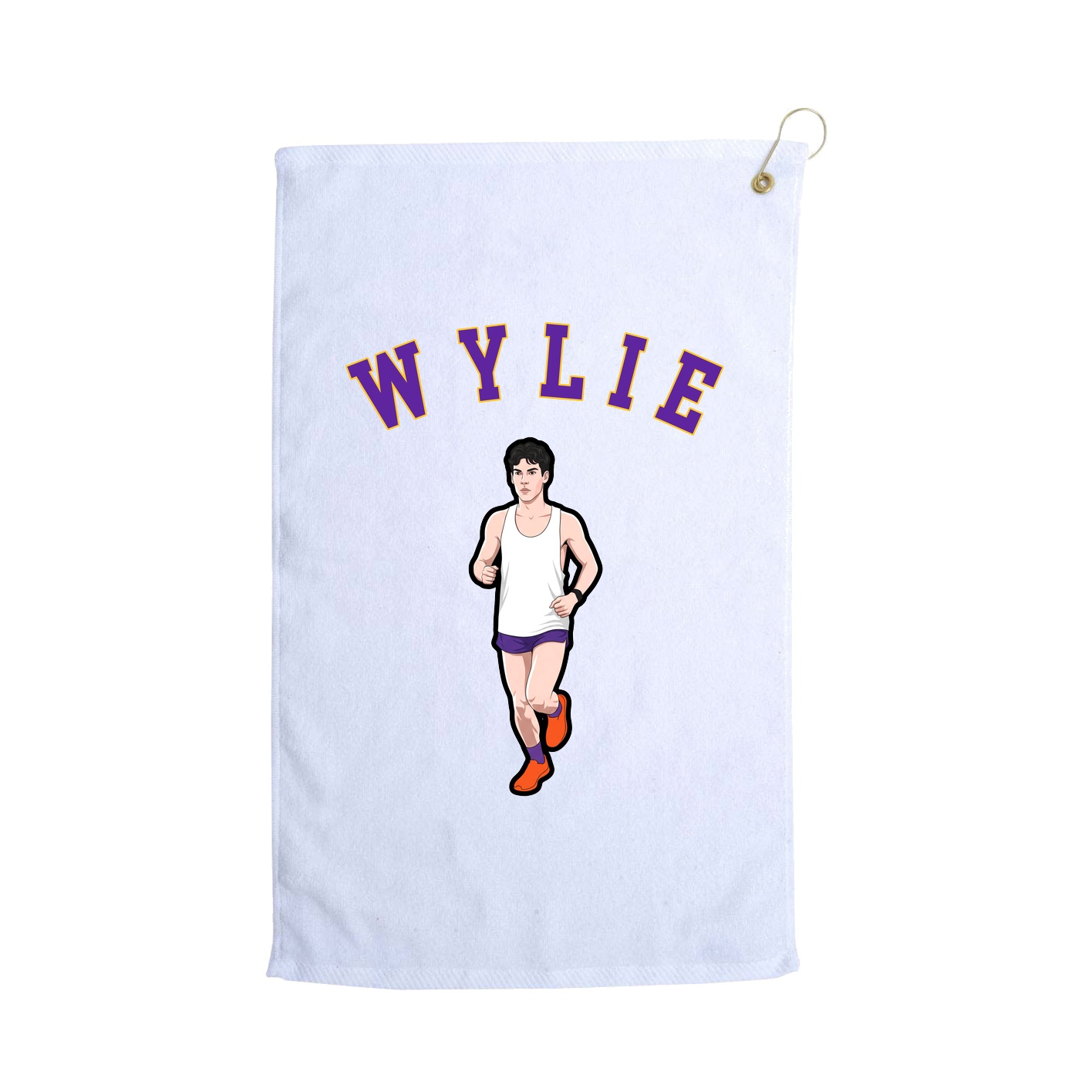 Golf Towel — Shirsey Arch in White