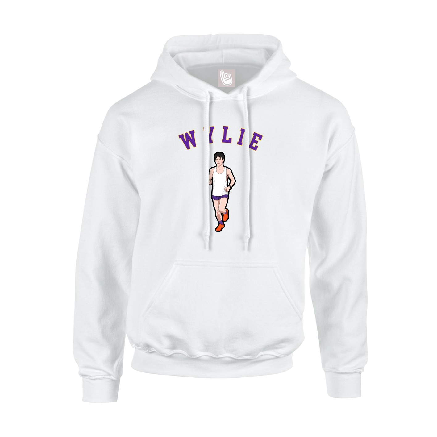 Youth Hoodie — Shirsey Arch in White