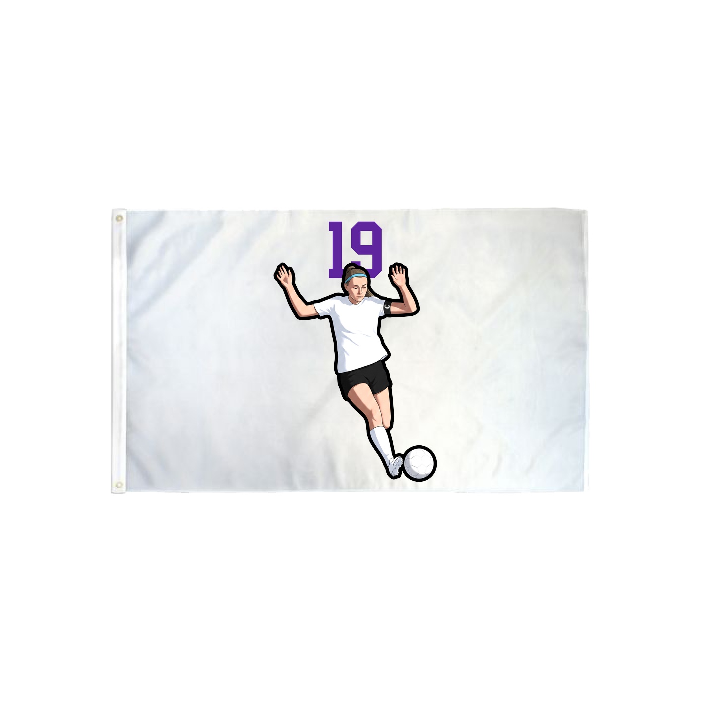 3x5 Flag — Number Top in Classic