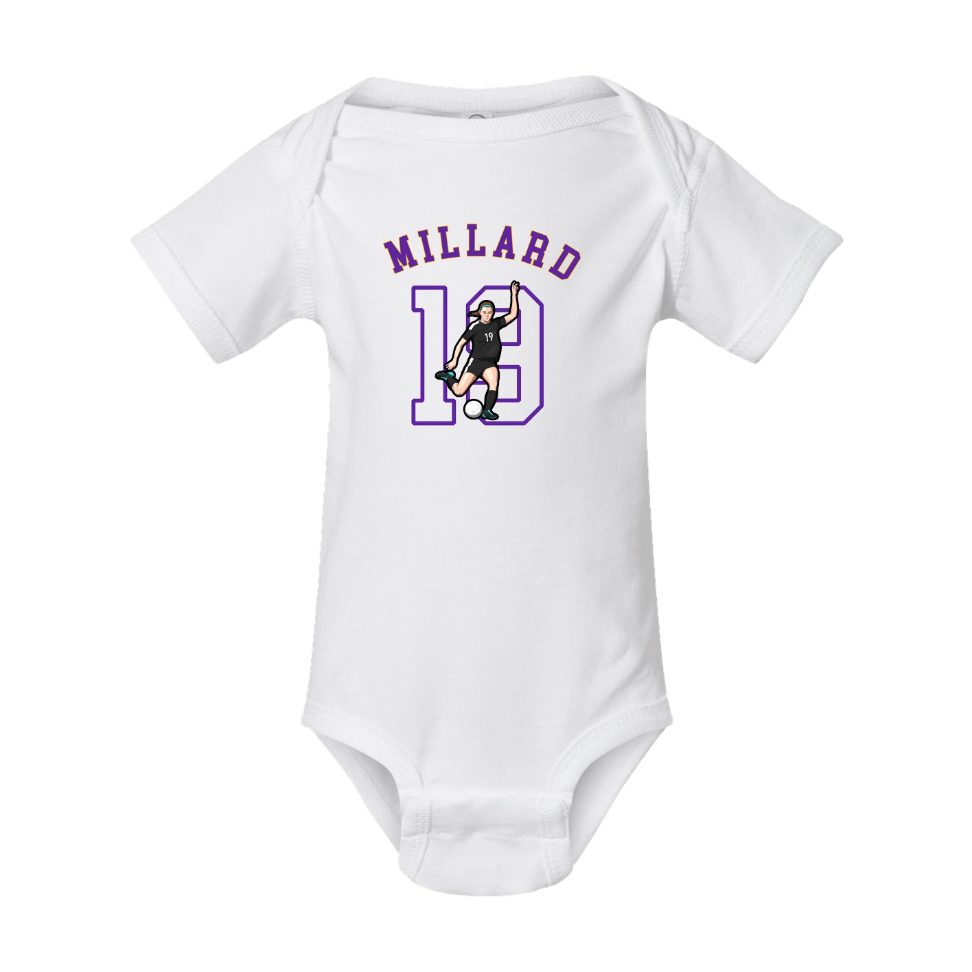 Baby Onesie — Shirsey Arch in White