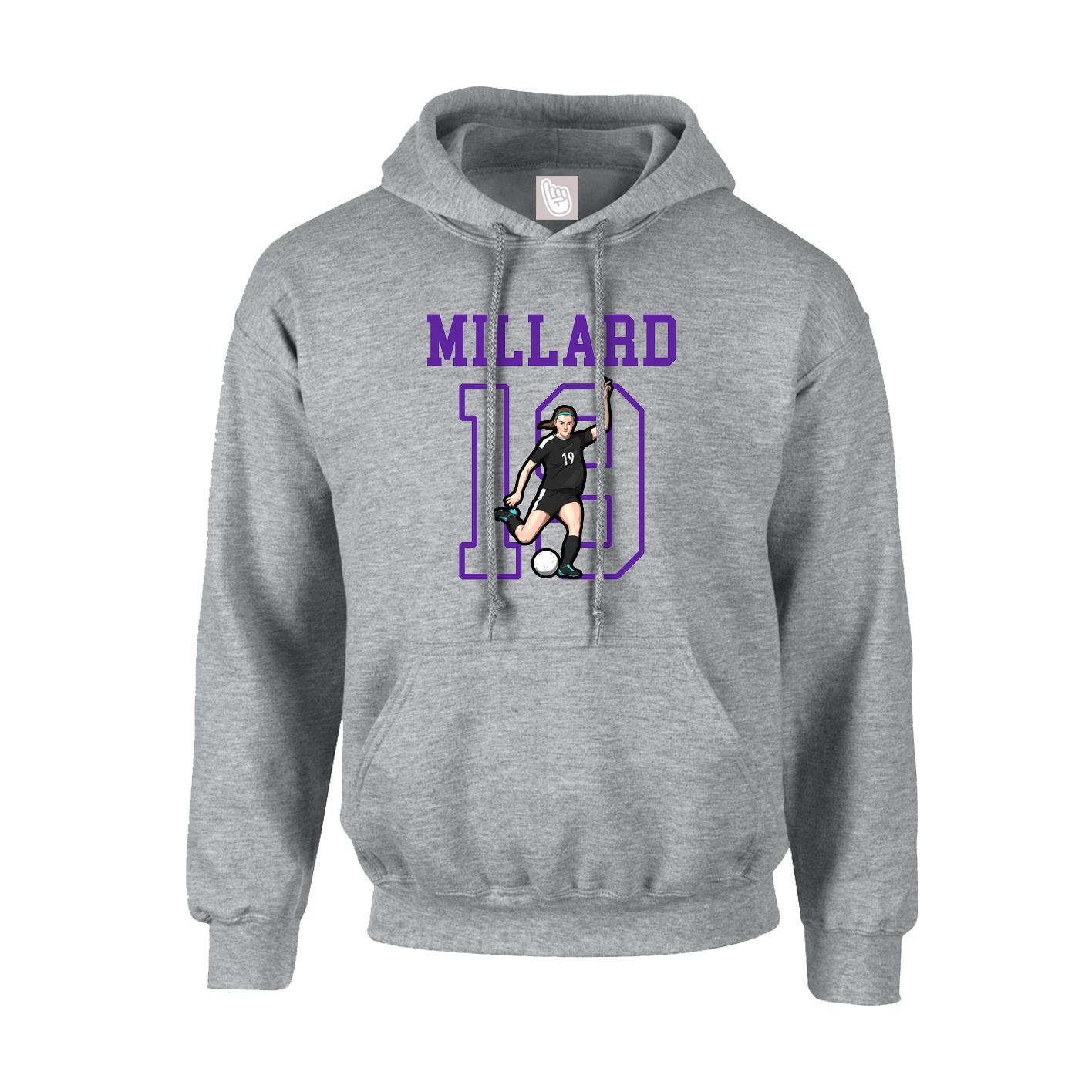 Hoodie — Shirsey in Grey