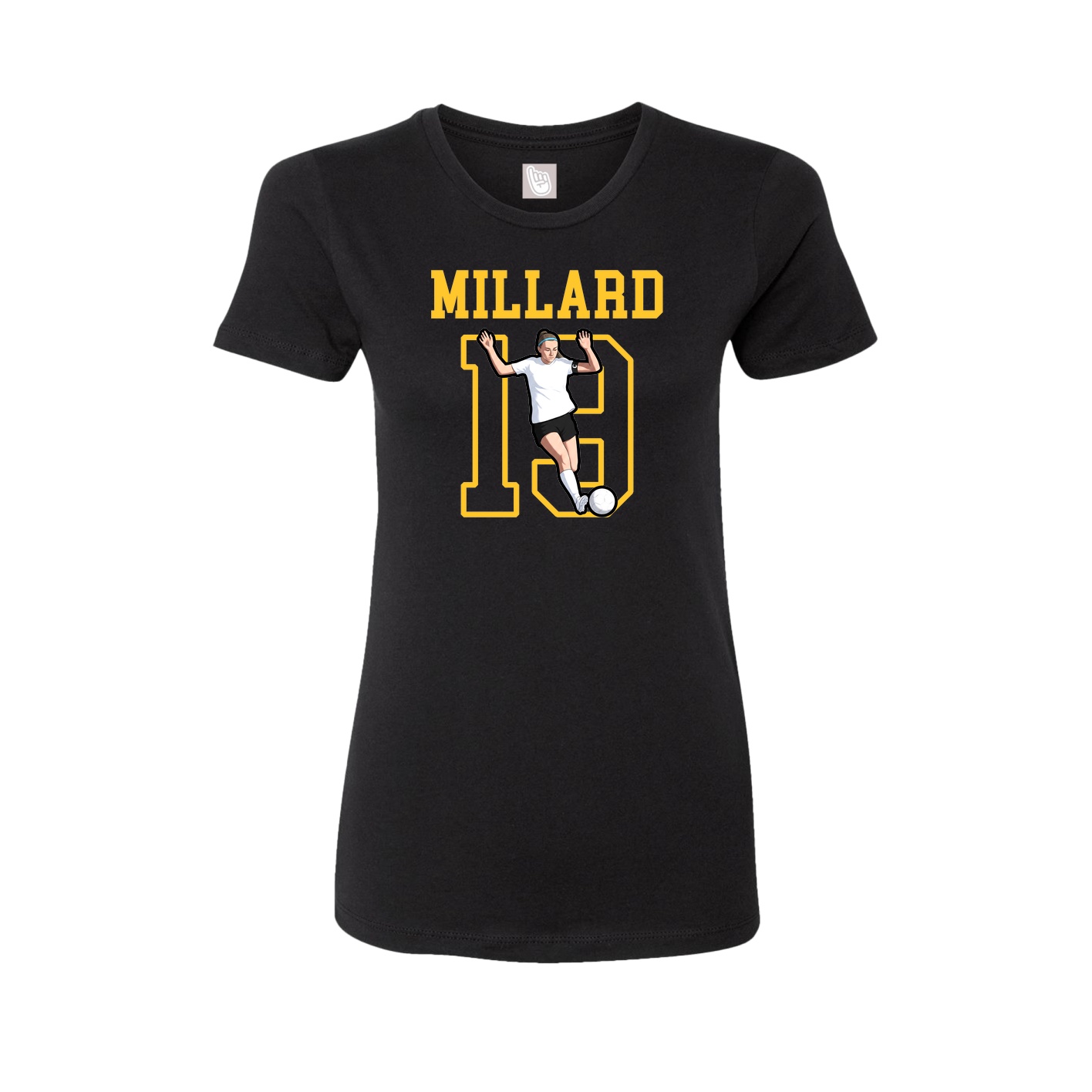 Fitted Women's Tee — Shirsey in Black