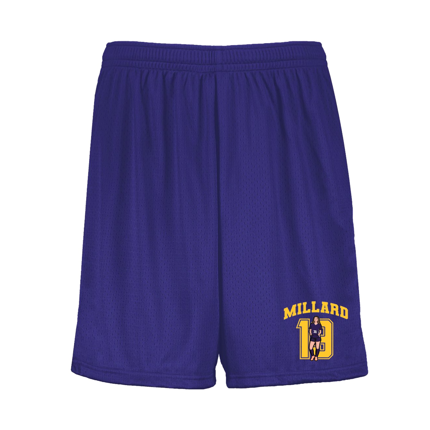 Shorts — Number in Purple