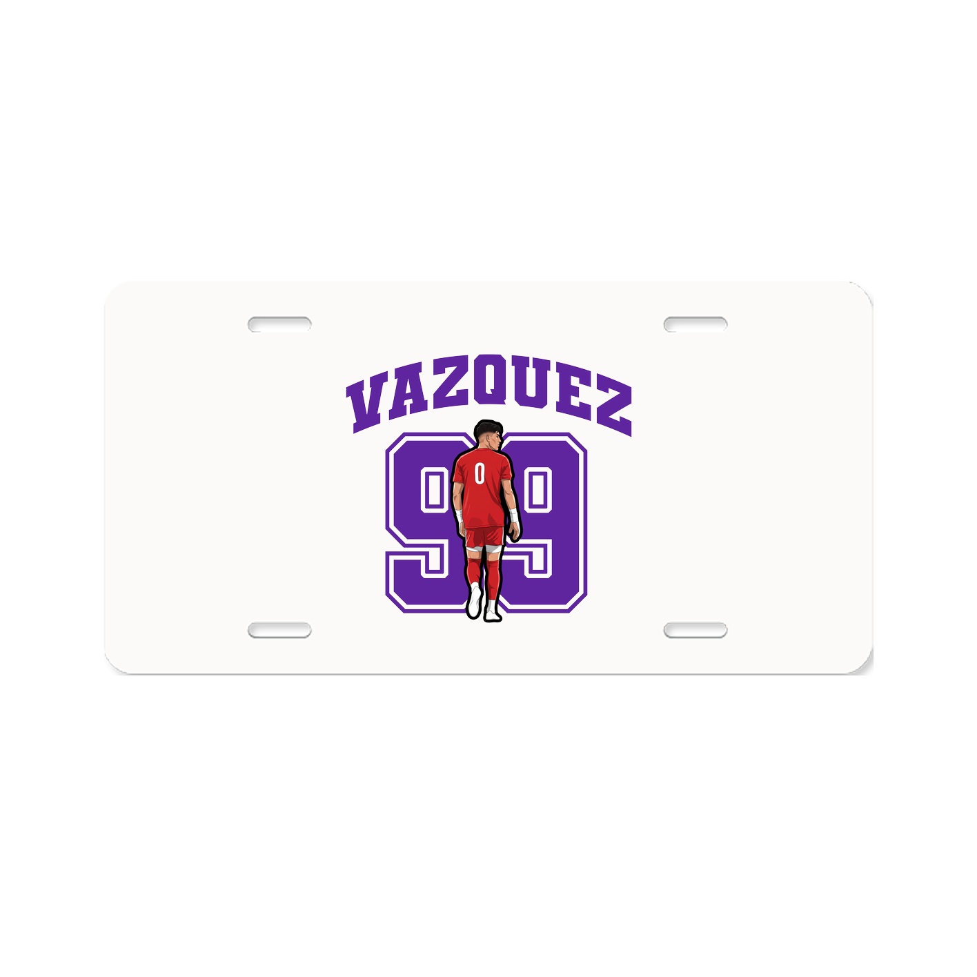 License Plate — Number in Classic