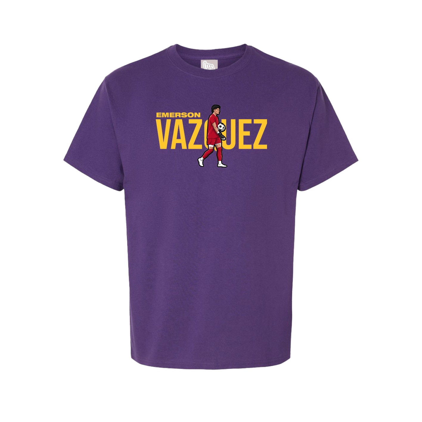 Youth Tee — Player Name in Purple