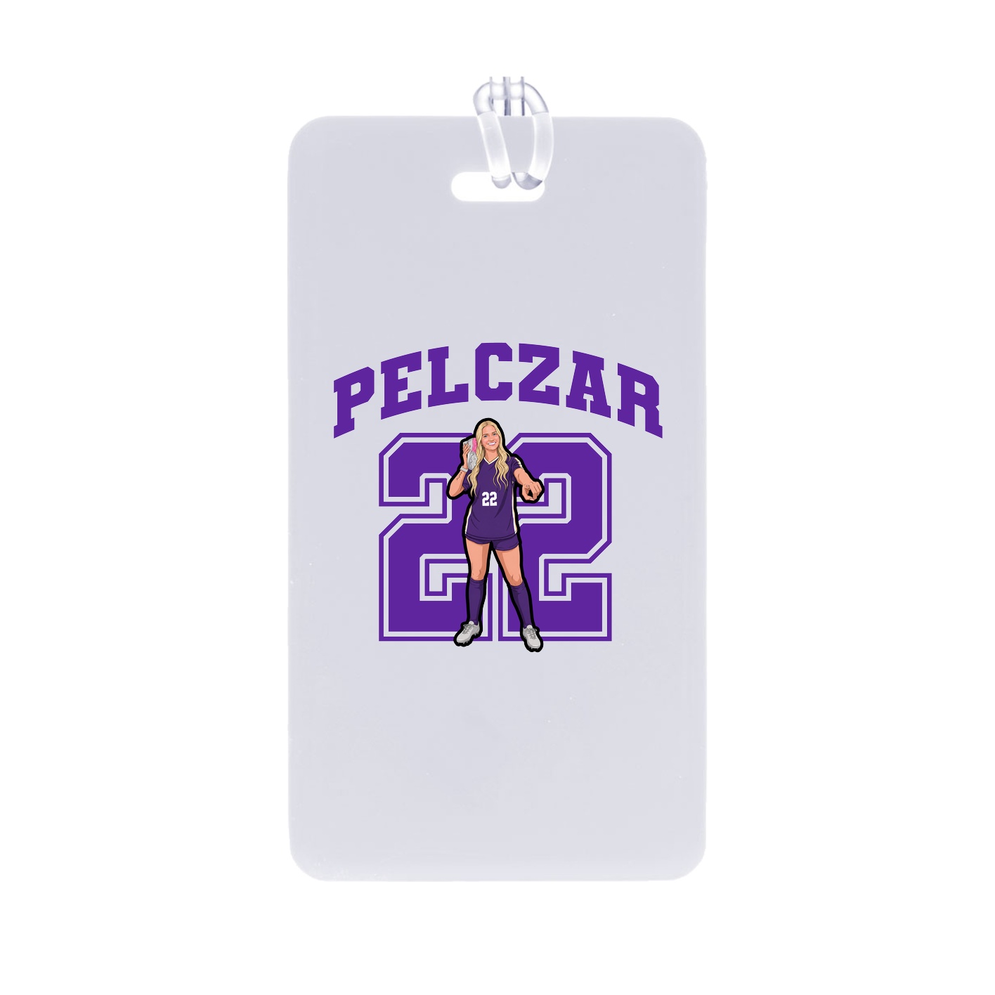 Bag Tag — Number in Classic