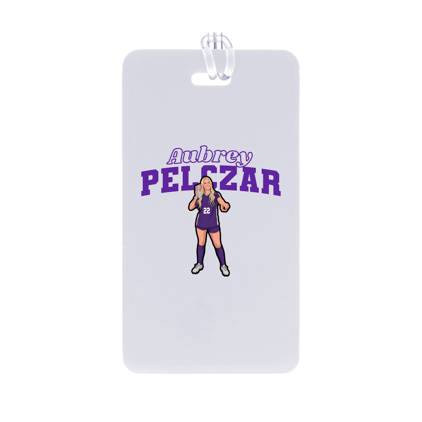 Bag Tag — Name Arch in Classic