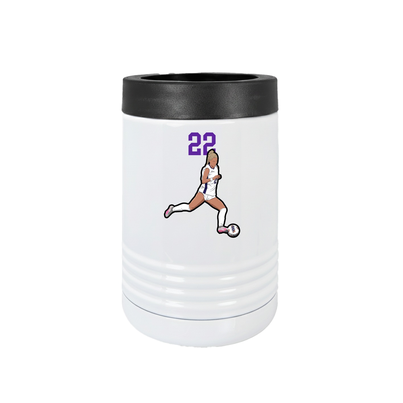 Beverage Holder — Number Top in White