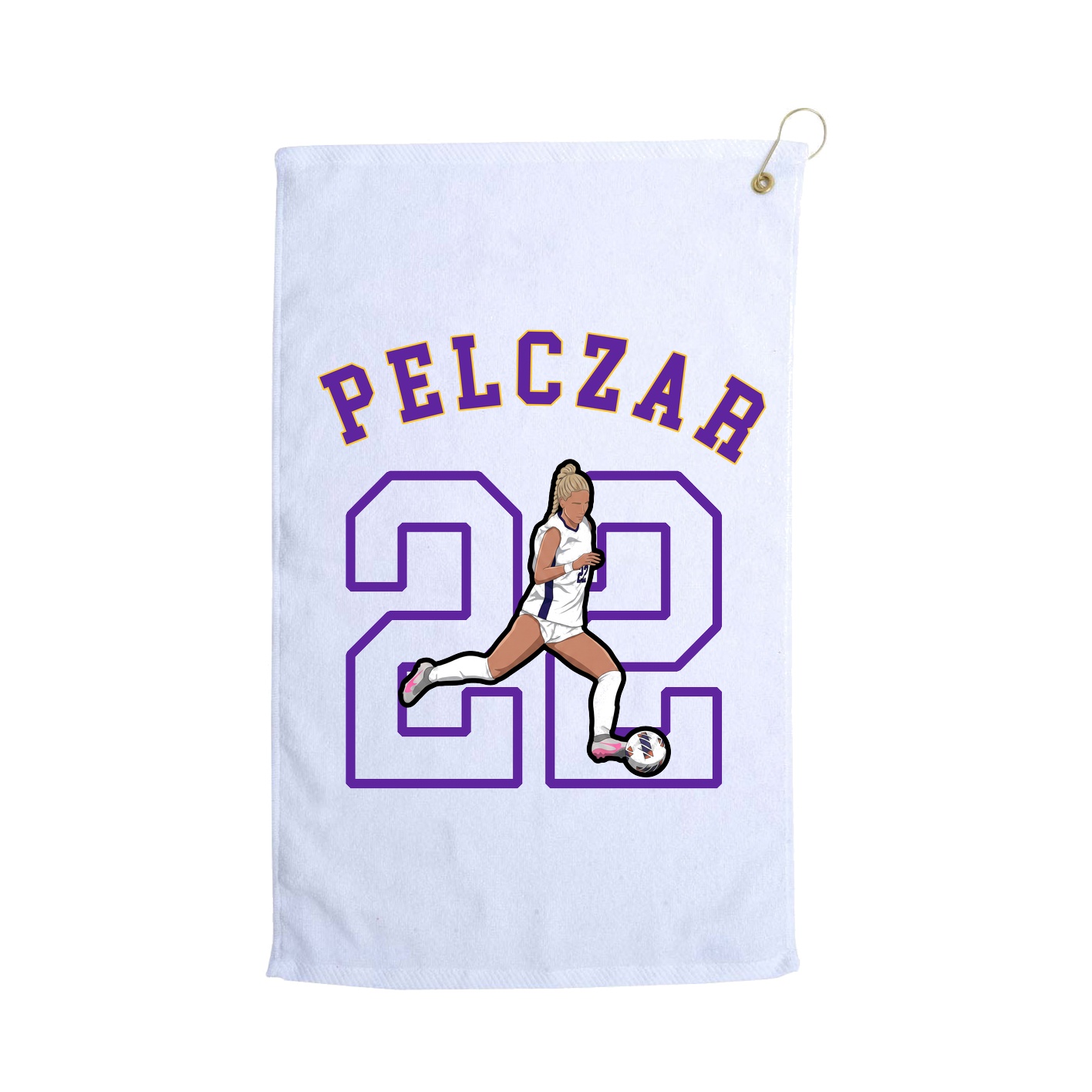 Golf Towel — Shirsey Arch in White