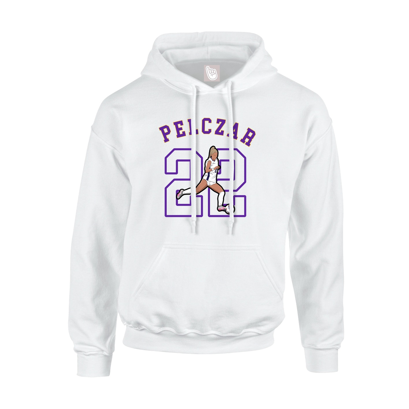 Hoodie — Shirsey Arch in White