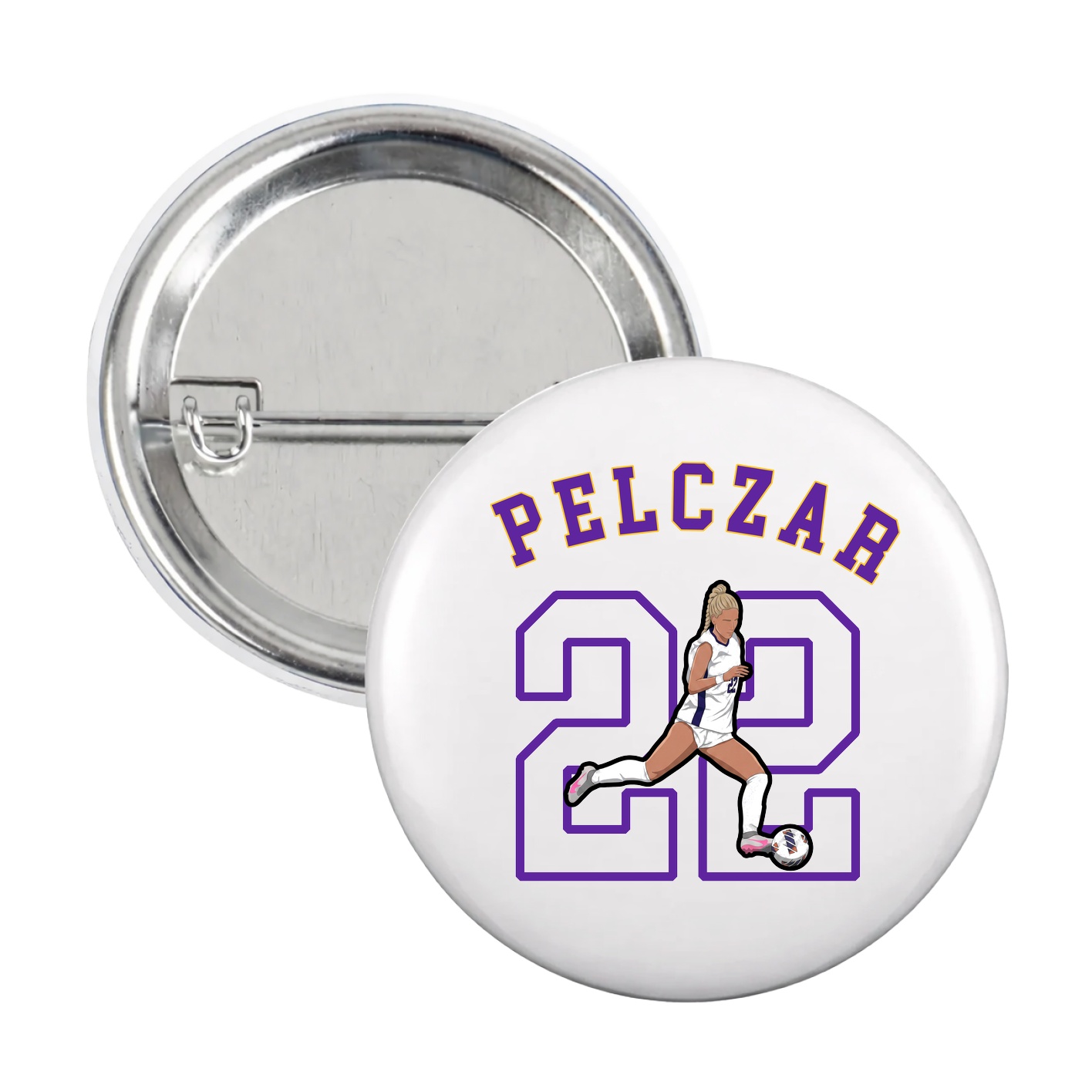 Game Day Button — Shirsey Arch in White