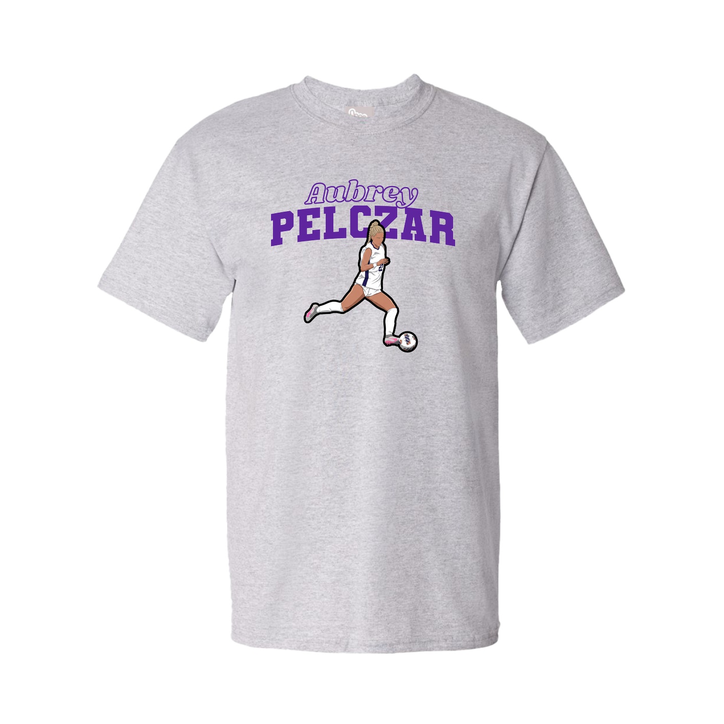 Tee — Name Arch in Grey