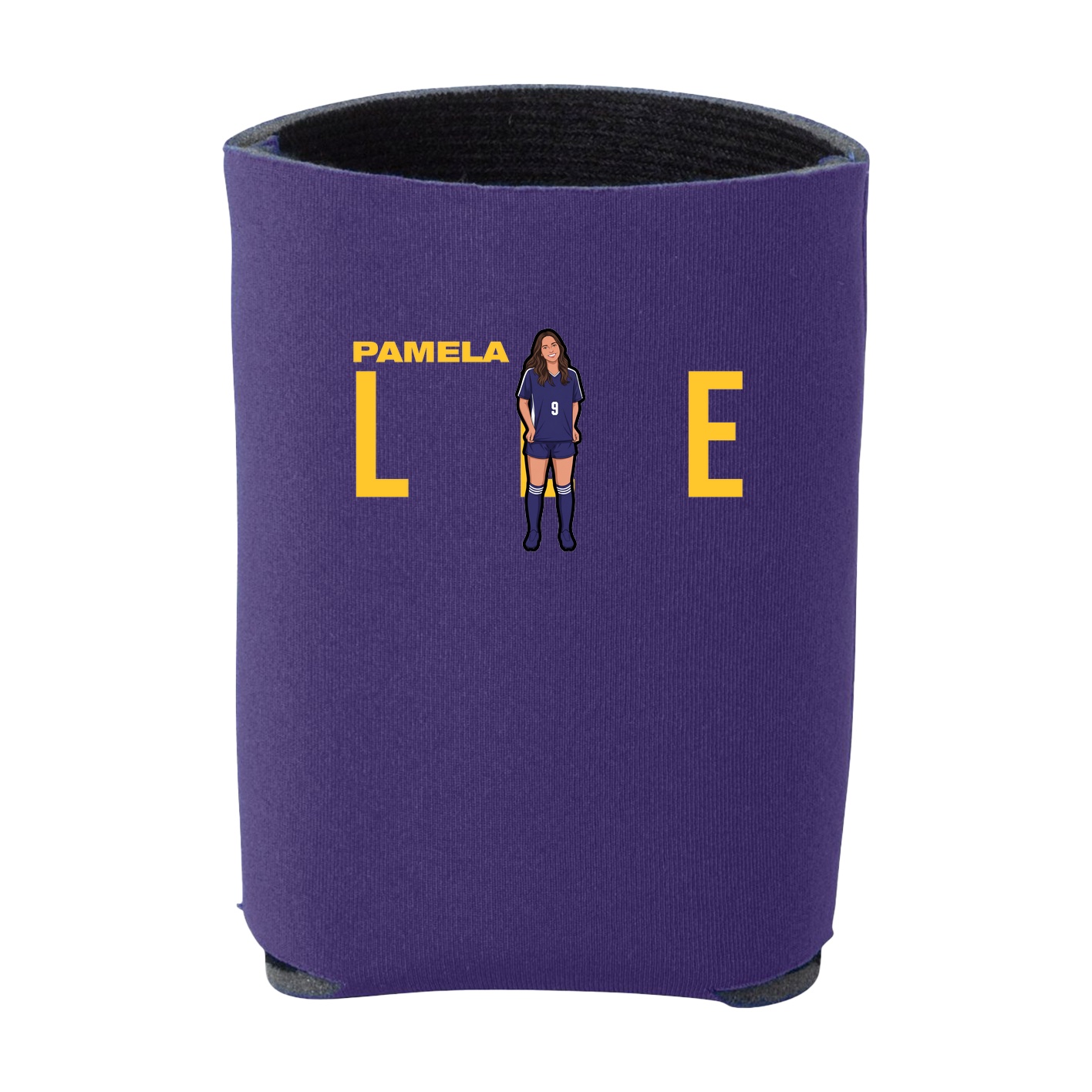 Can Holder — Player Name in Purple