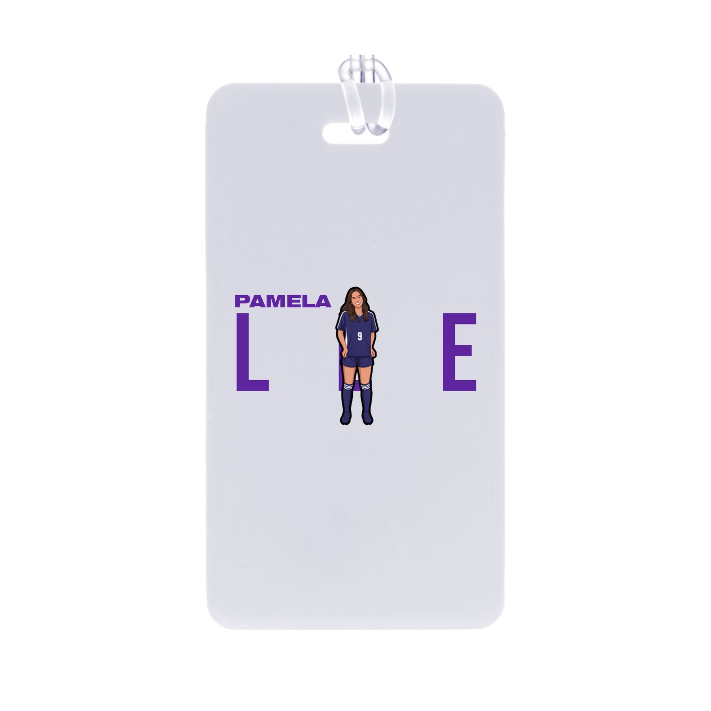 Bag Tag — Player Name in Classic