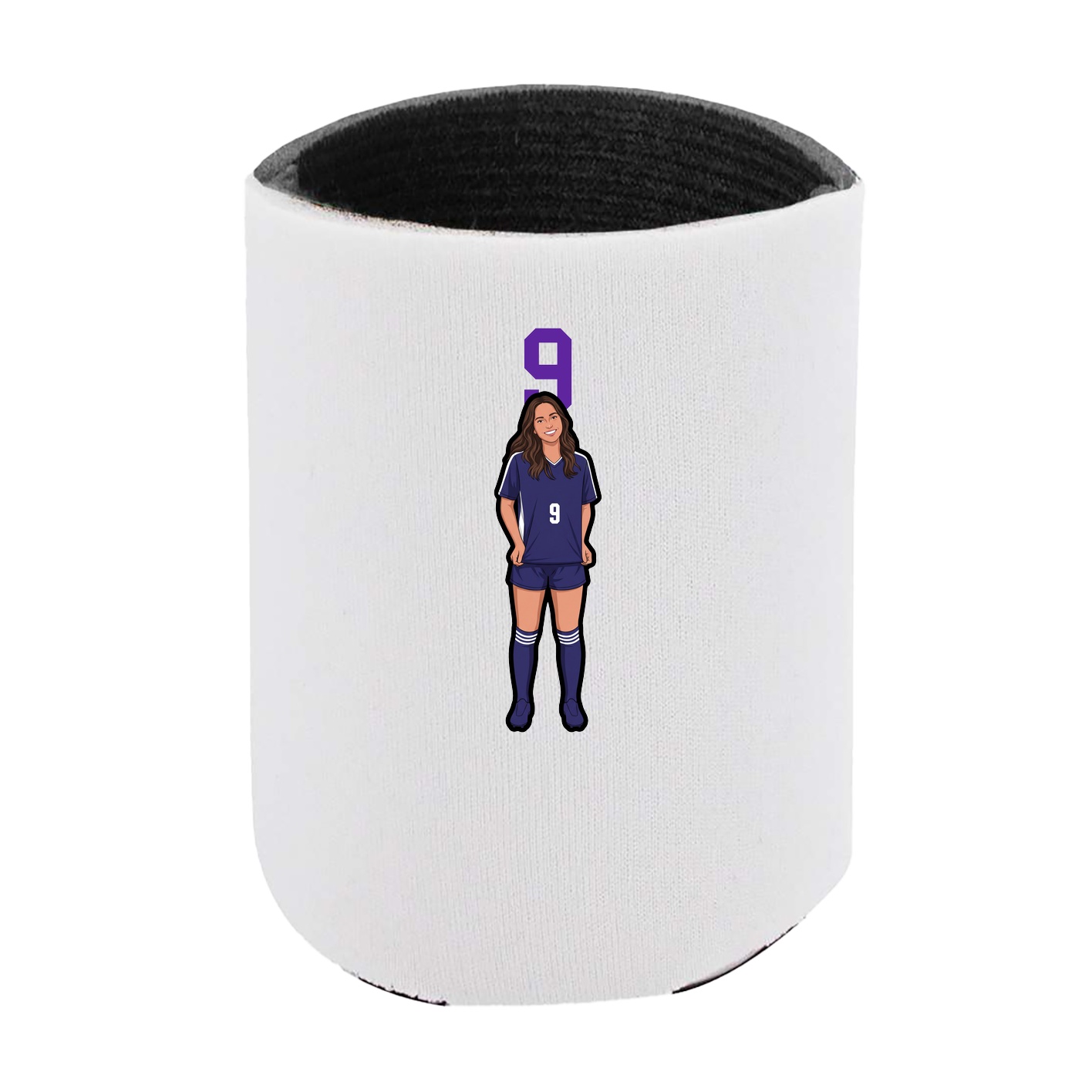 Can Holder — Number Top in White