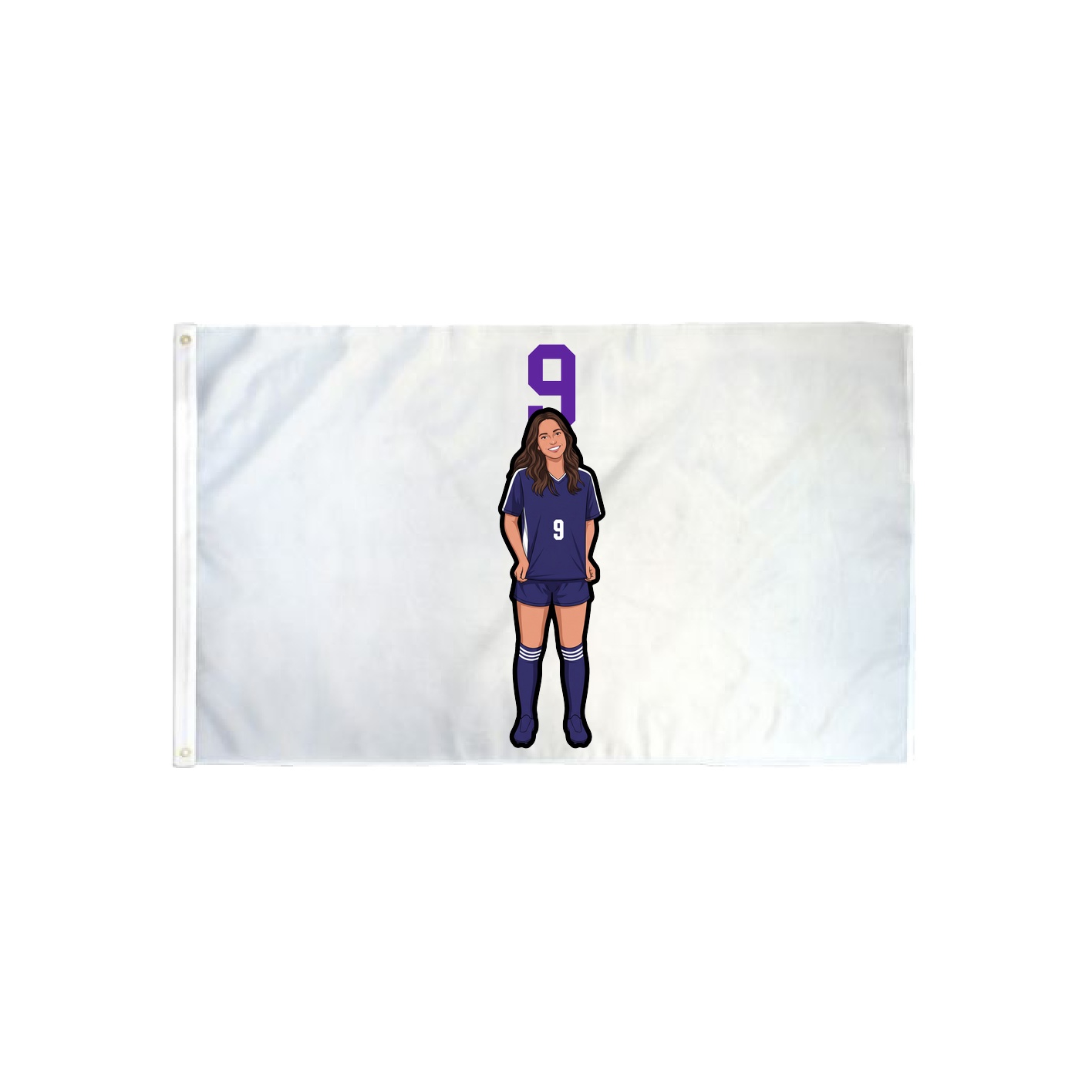 3x5 Flag — Number Top in Classic