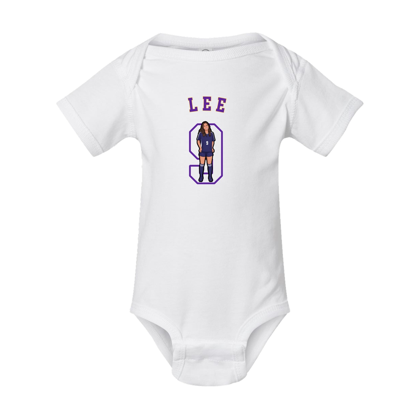 Baby Onesie — Shirsey Arch in White