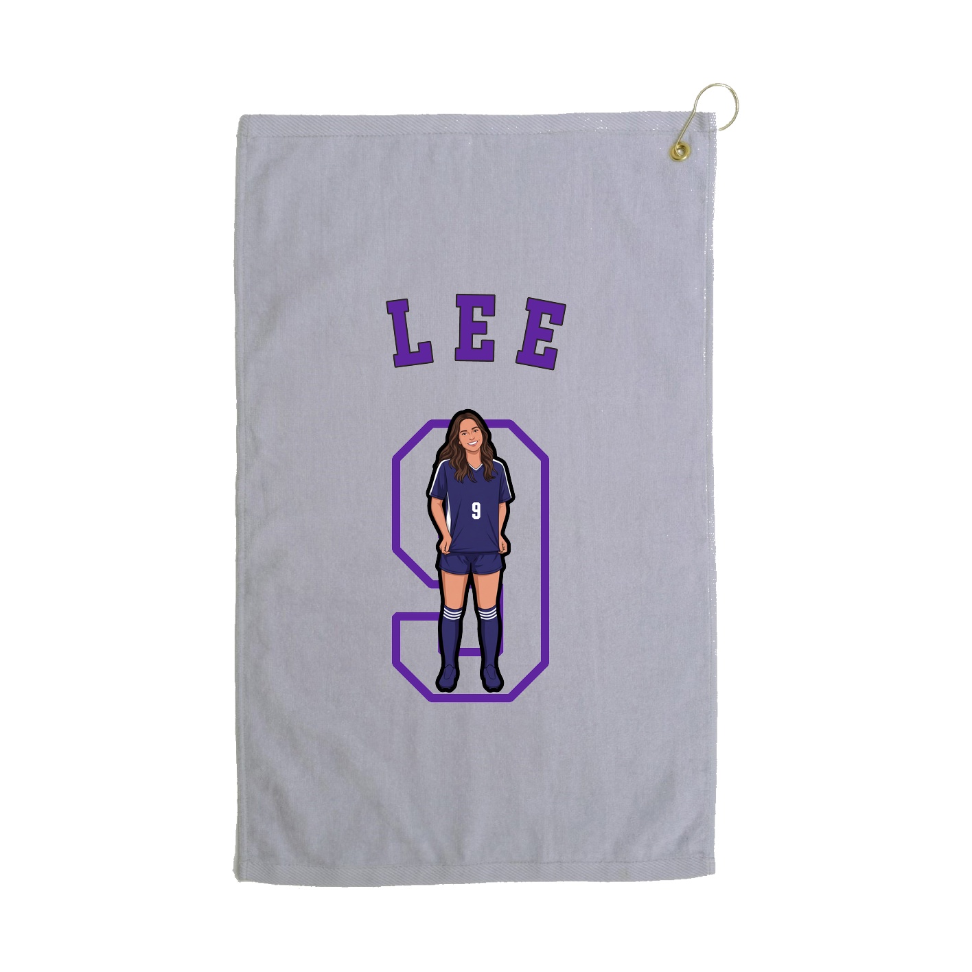 Golf Towel — Shirsey Arch in Grey