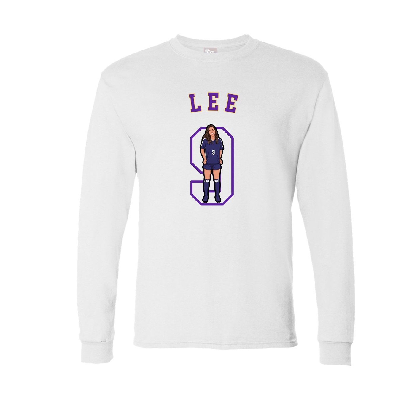 Long Sleeve Tee — Shirsey Arch in White