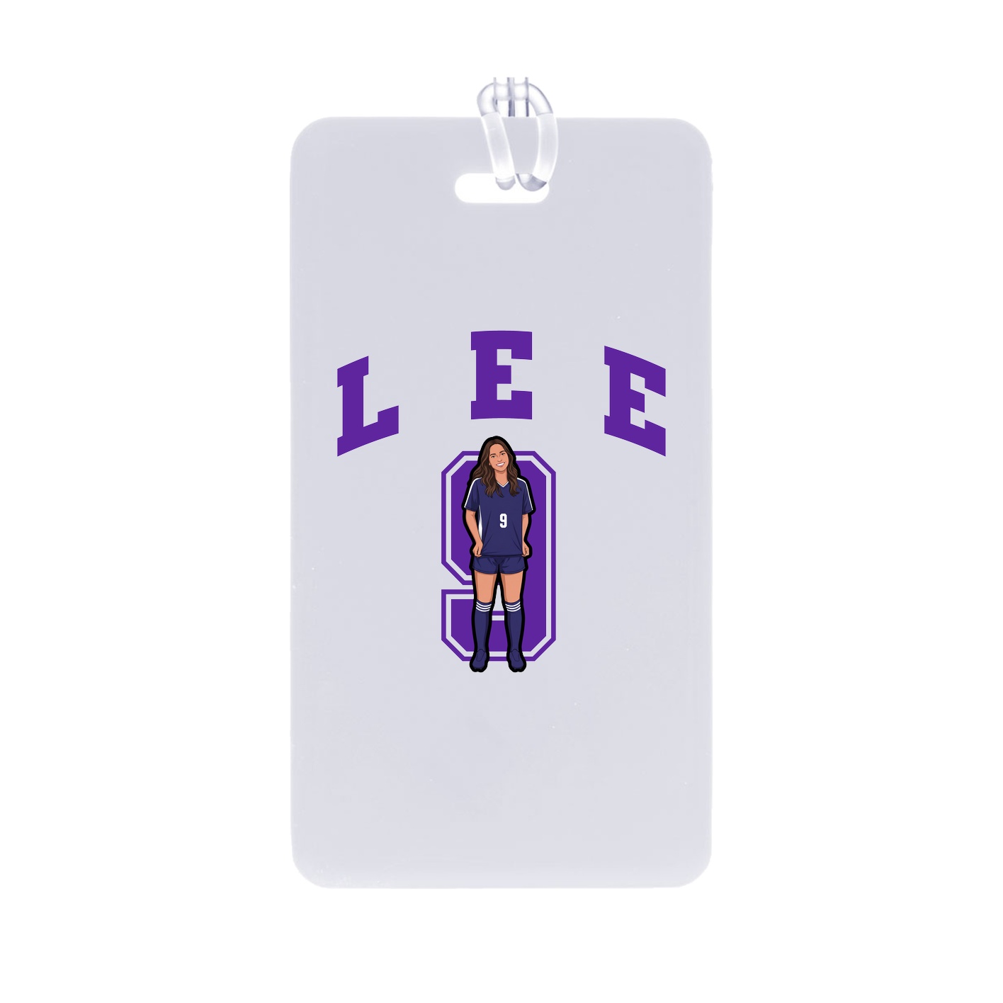Bag Tag — Number in Classic