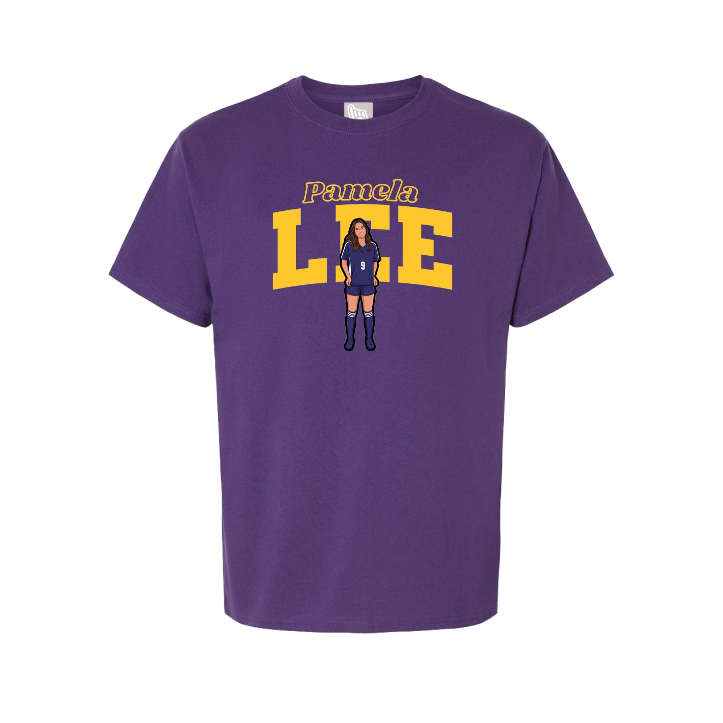 Tee — Name Arch in Purple