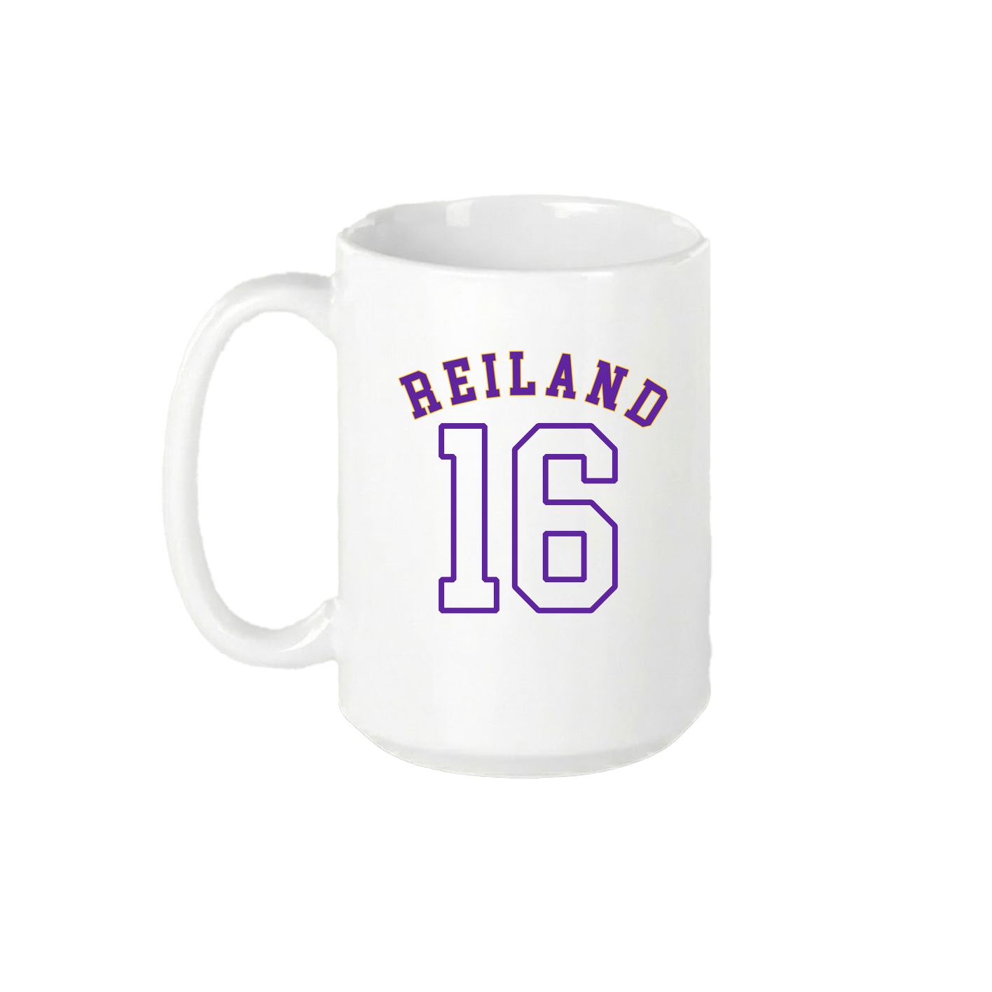 15oz Coffee Mug — Shirsey Arch in White