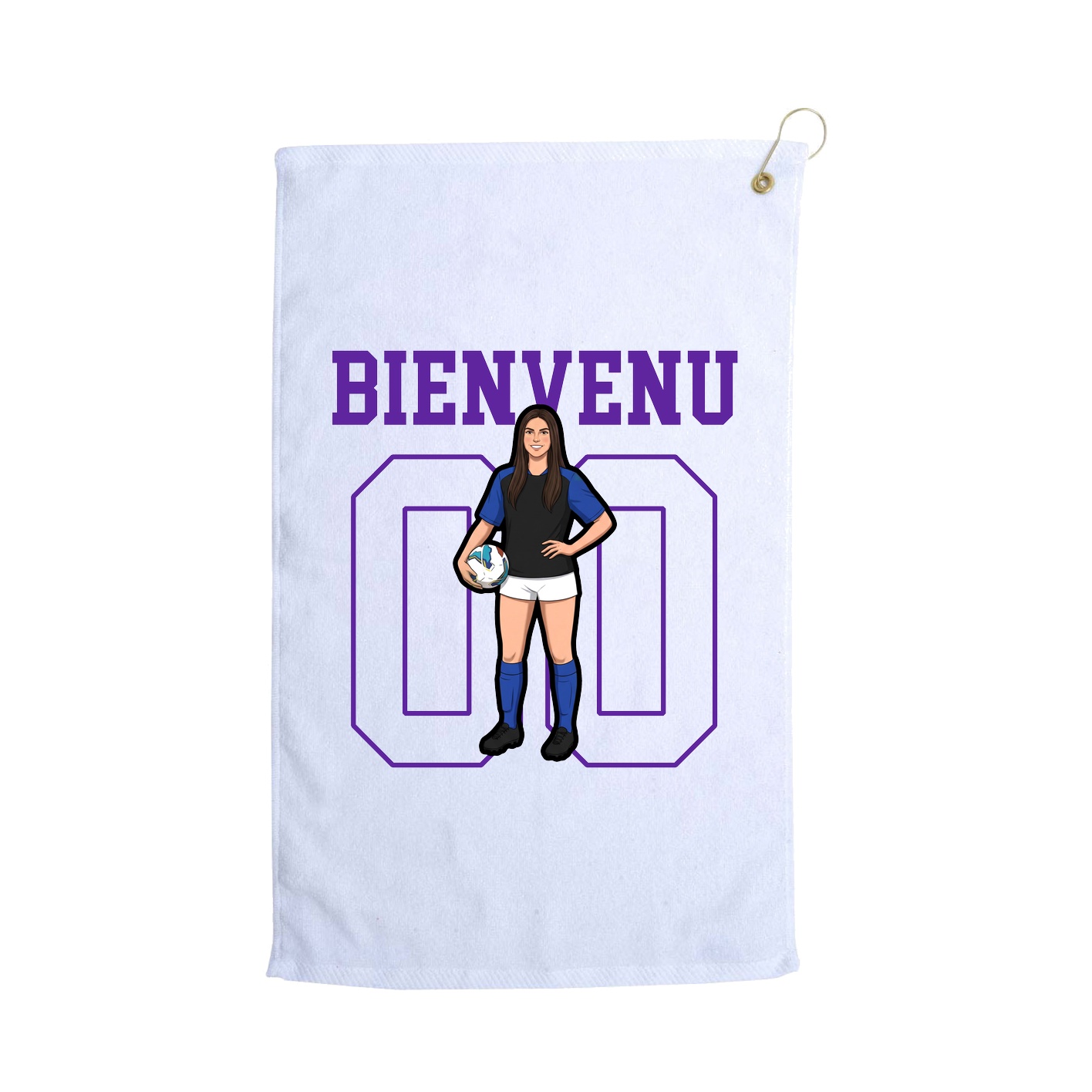 Golf Towel — Shirsey in White