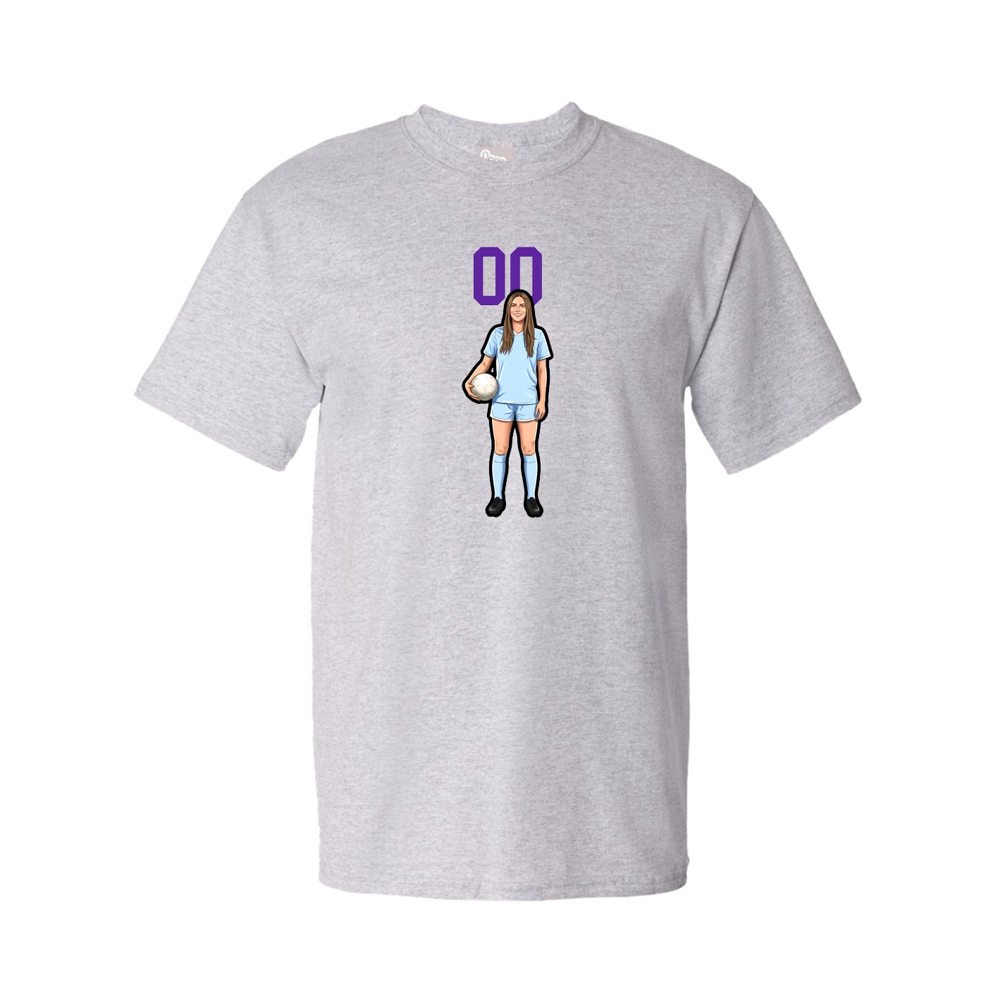Tee — Number Top in Grey