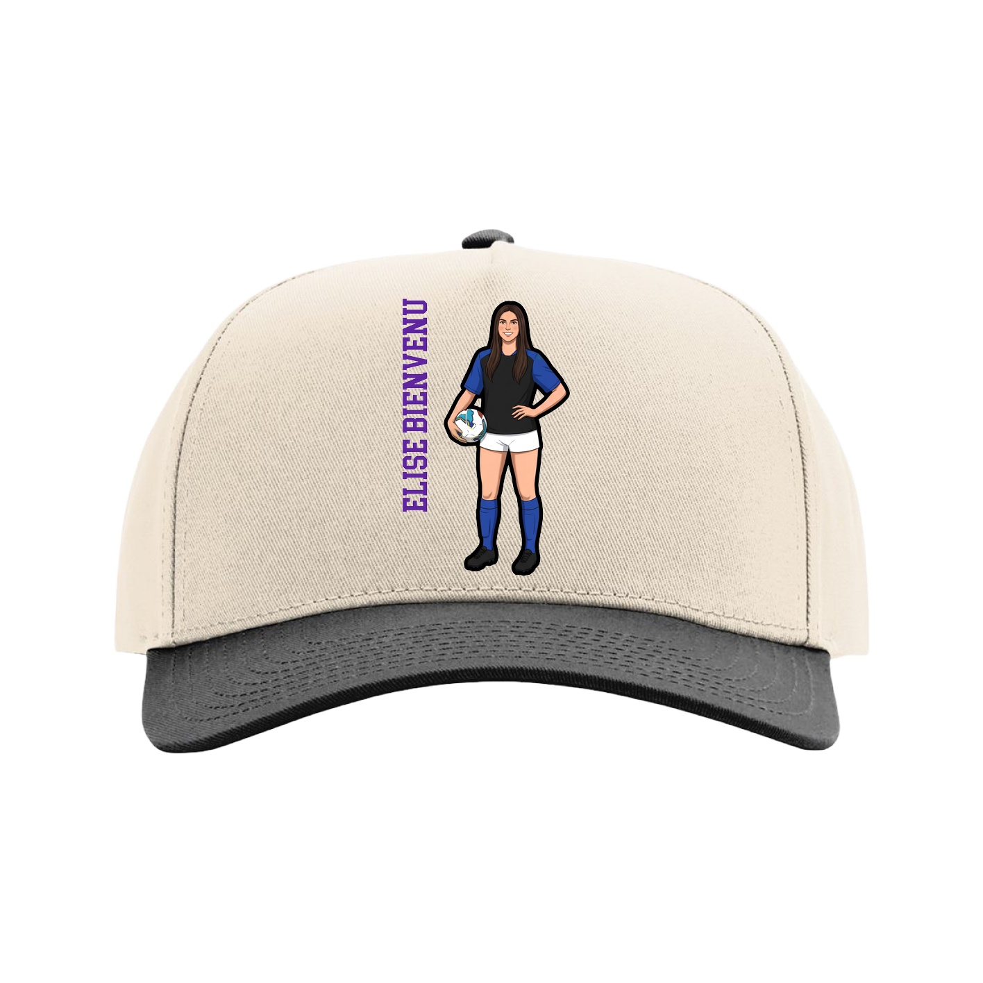 Full Fabric Five-Panel Champ Cap