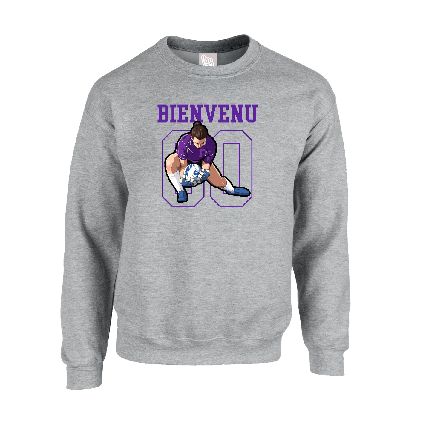 Fleece Crew — Shirsey in Grey