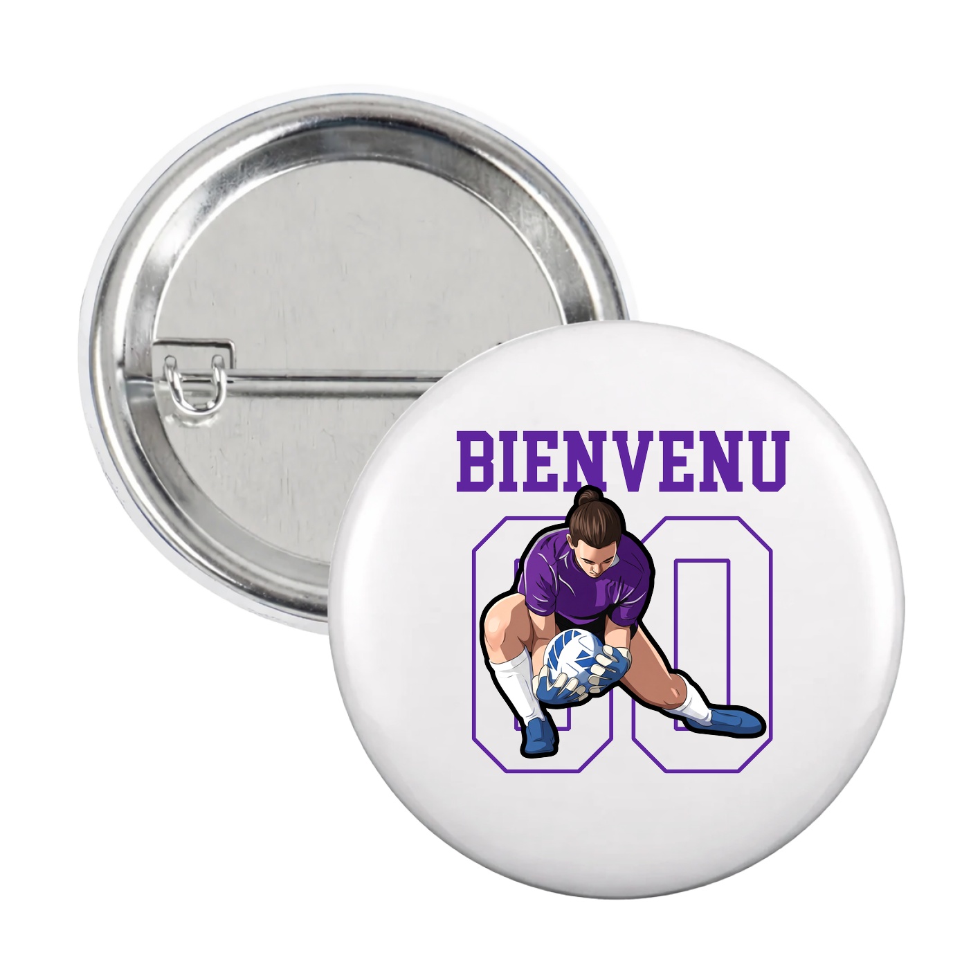 Game Day Button — Shirsey in White