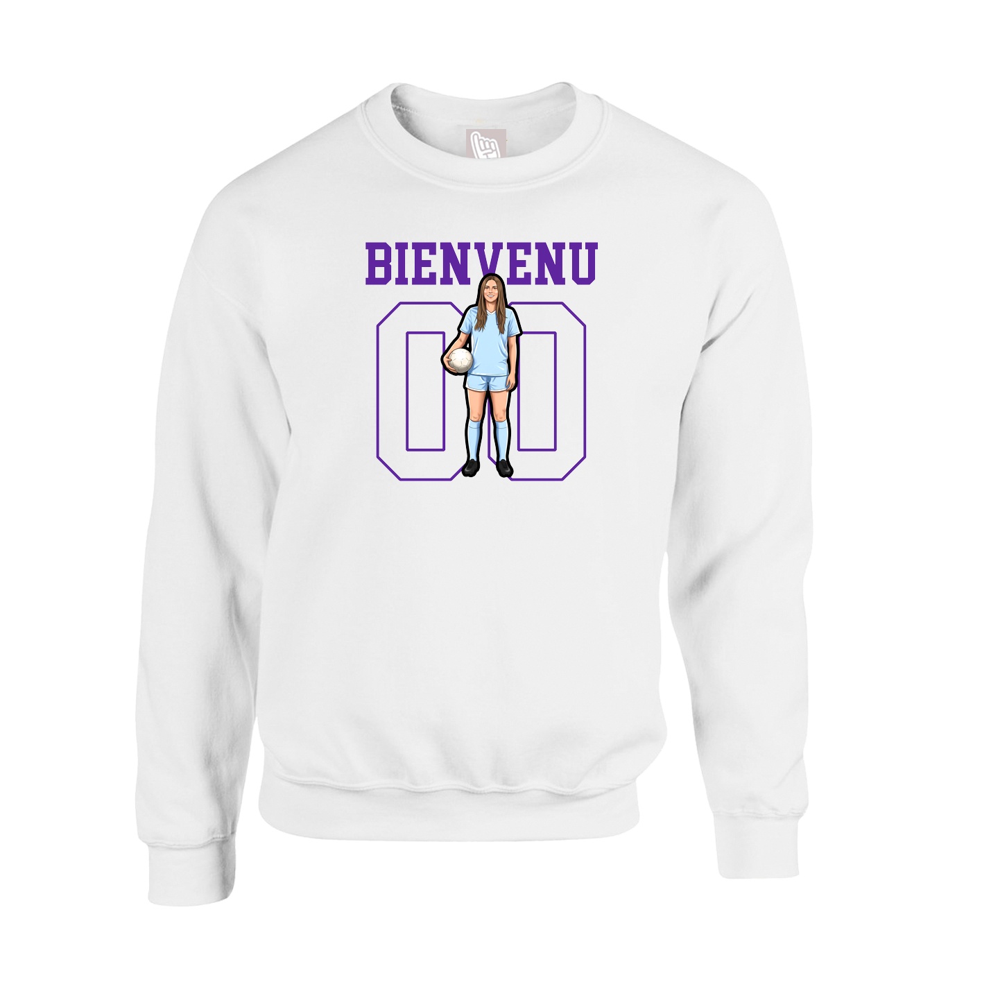 Fleece Crew — Shirsey in White