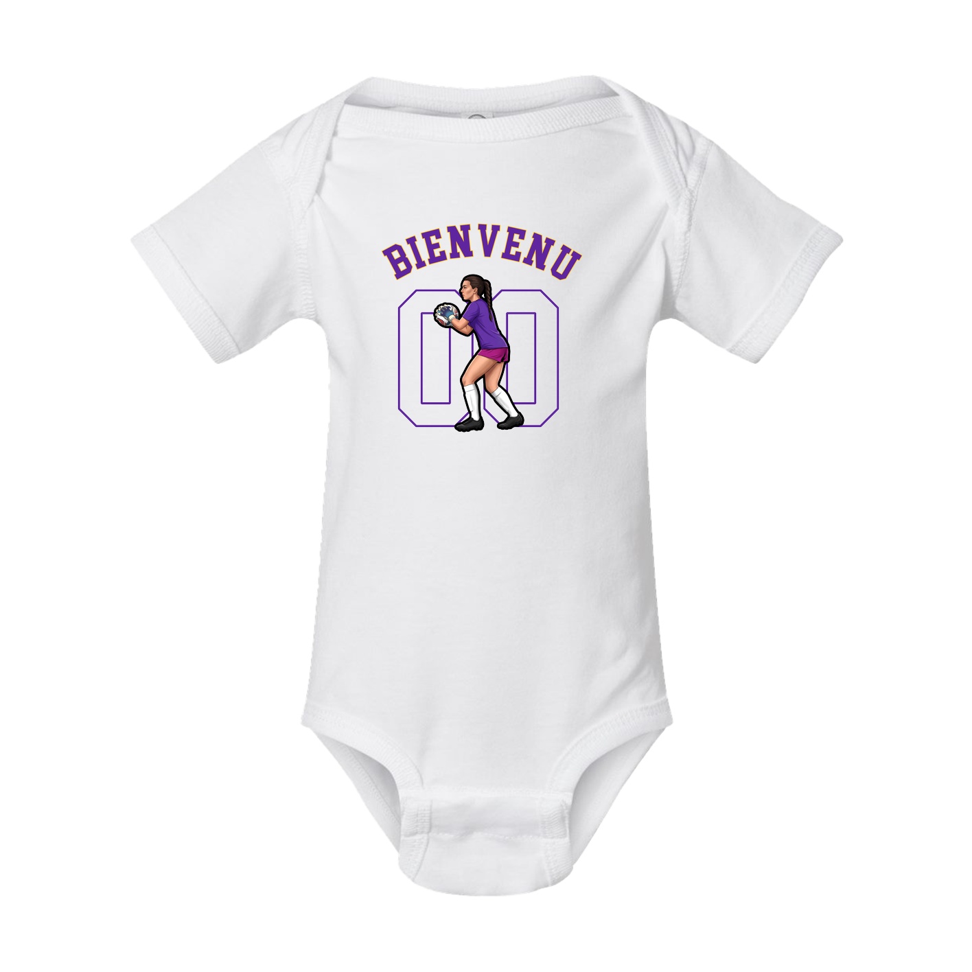 Baby Onesie — Shirsey Arch in White