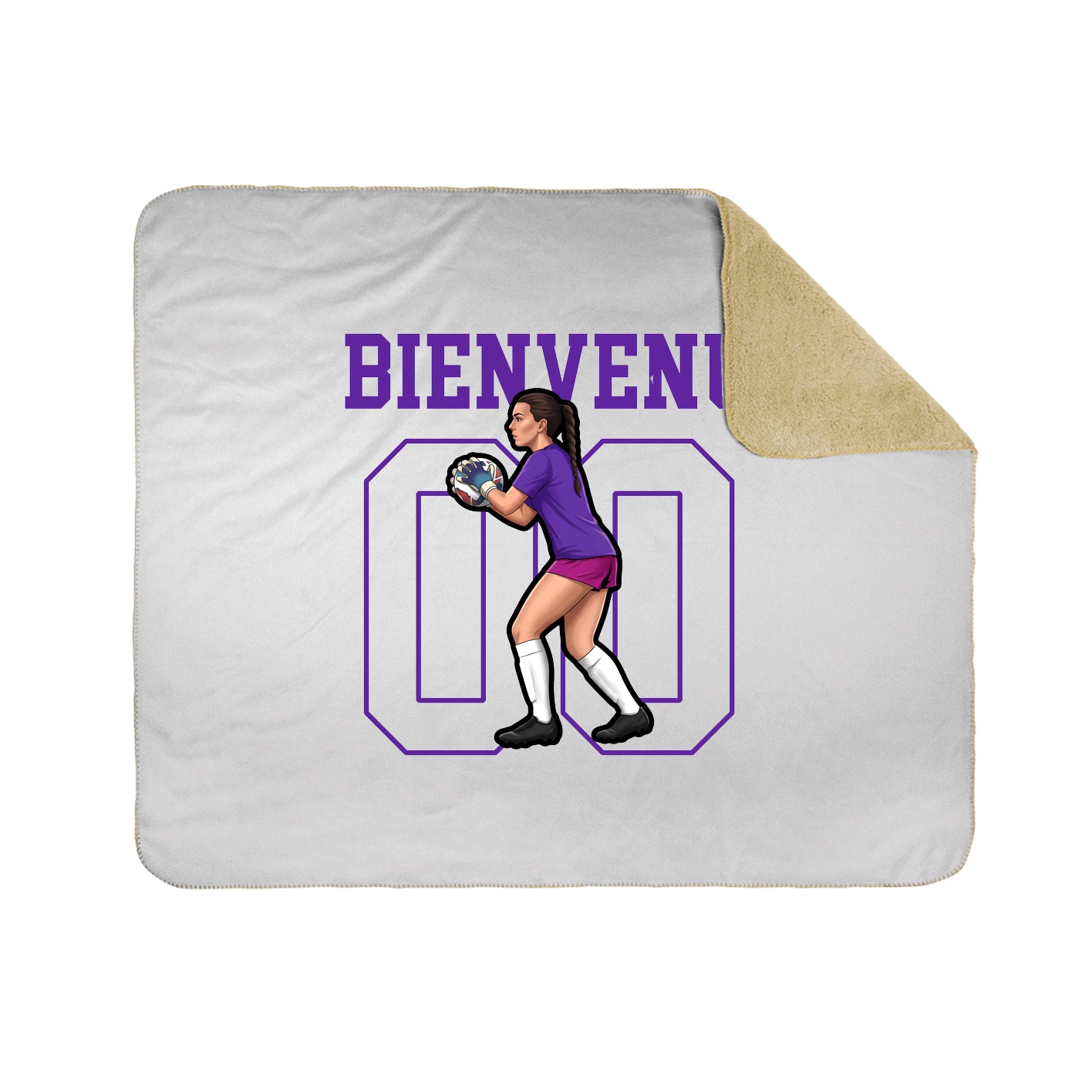 Throw Blanket — Shirsey in White