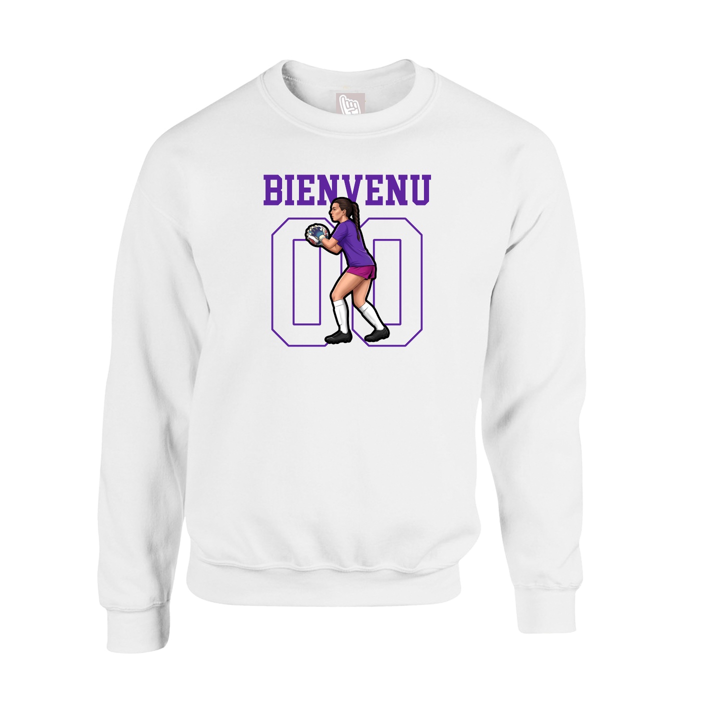Fleece Crew — Shirsey in White